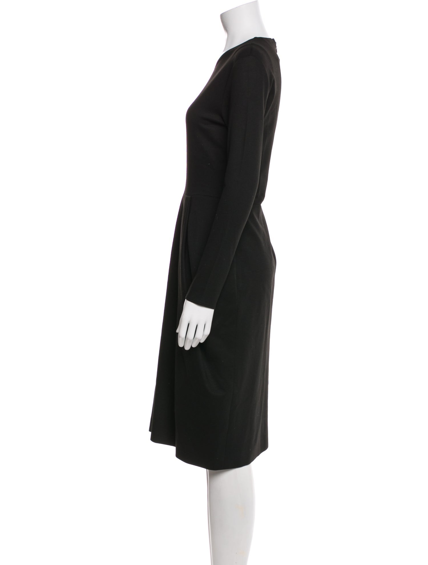 Celine Crew Neck Midi Length Dress