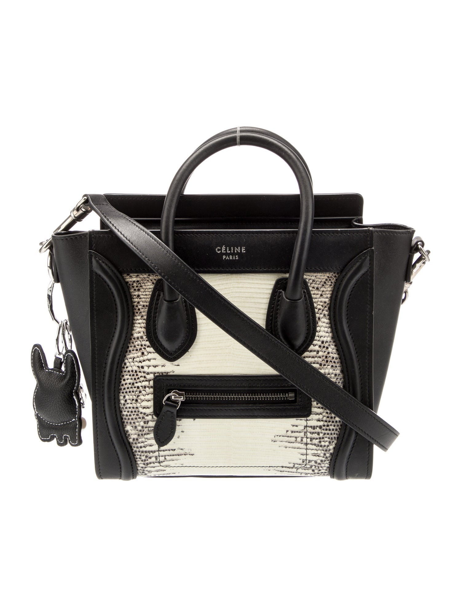 Celine Lizard Luggage Nano