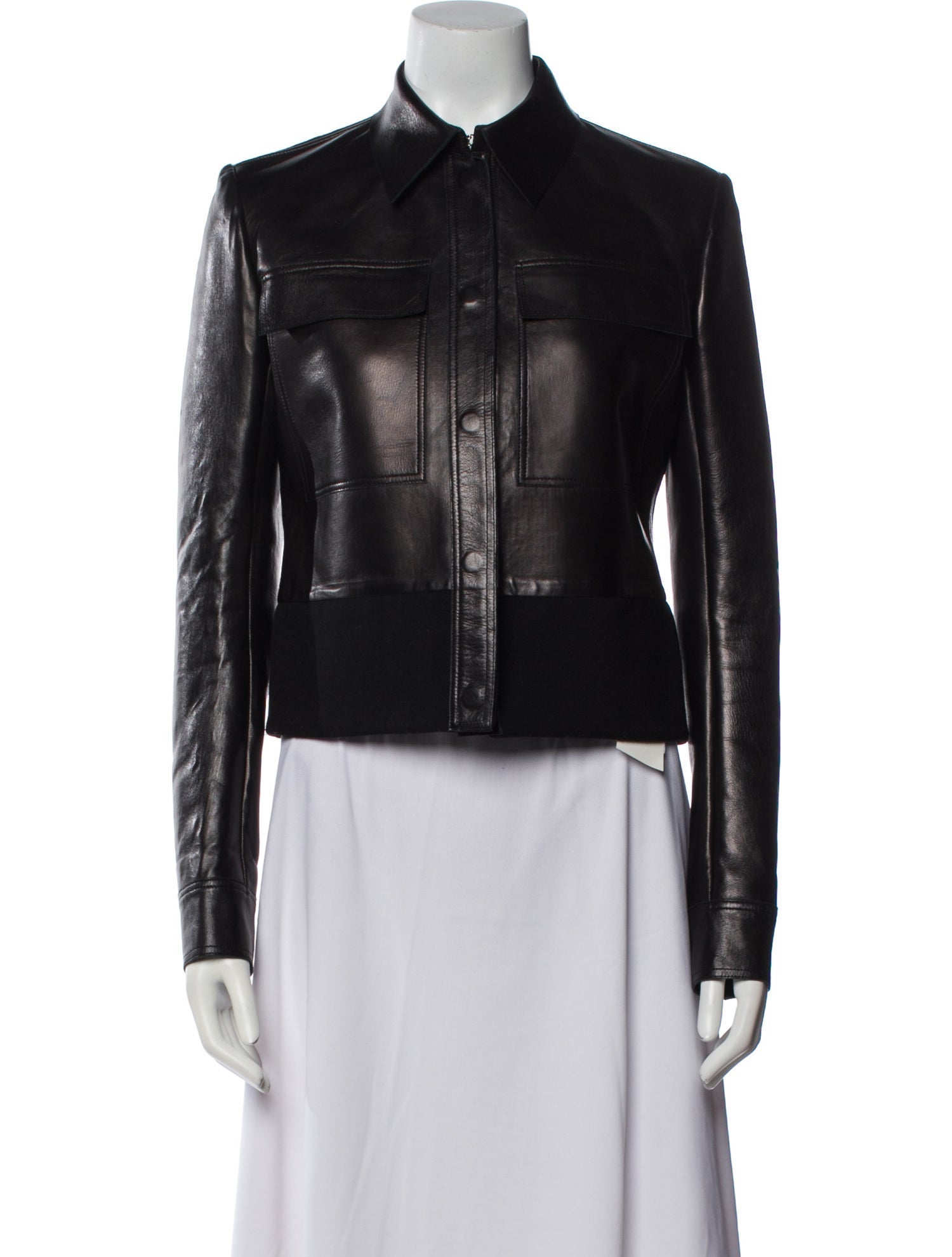 Celine Leather Biker Jacket