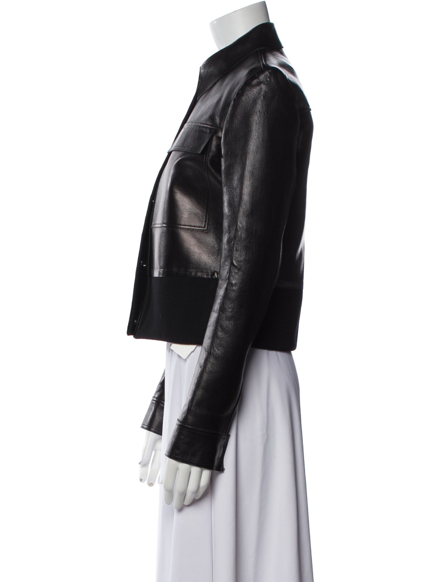 Celine Leather Biker Jacket