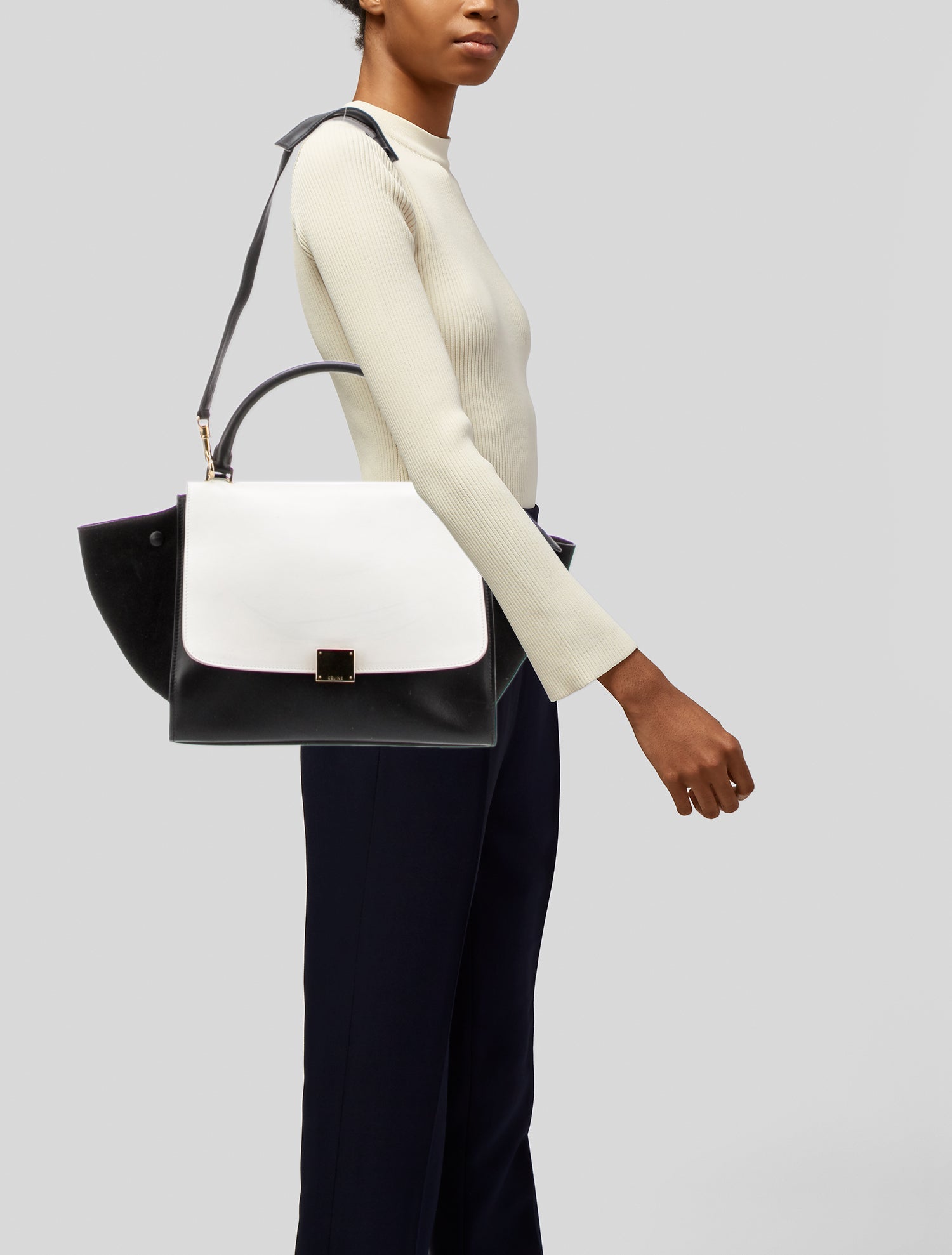 Celine Leather Trapeze Medium