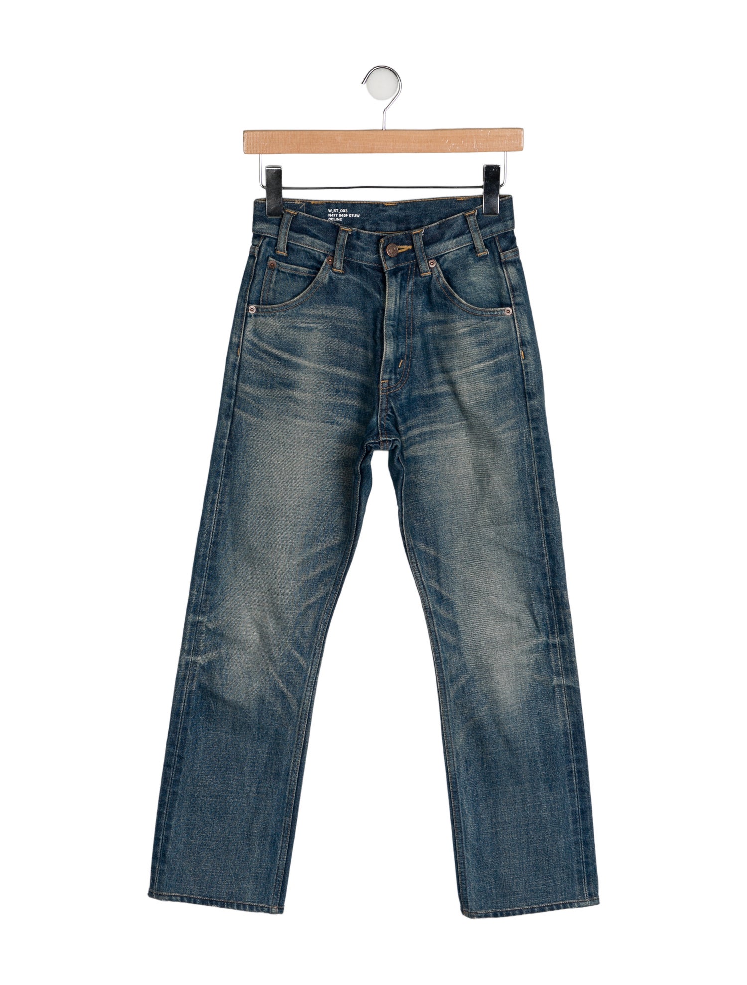 Celine Mid-Rise Straight Leg Jeans
