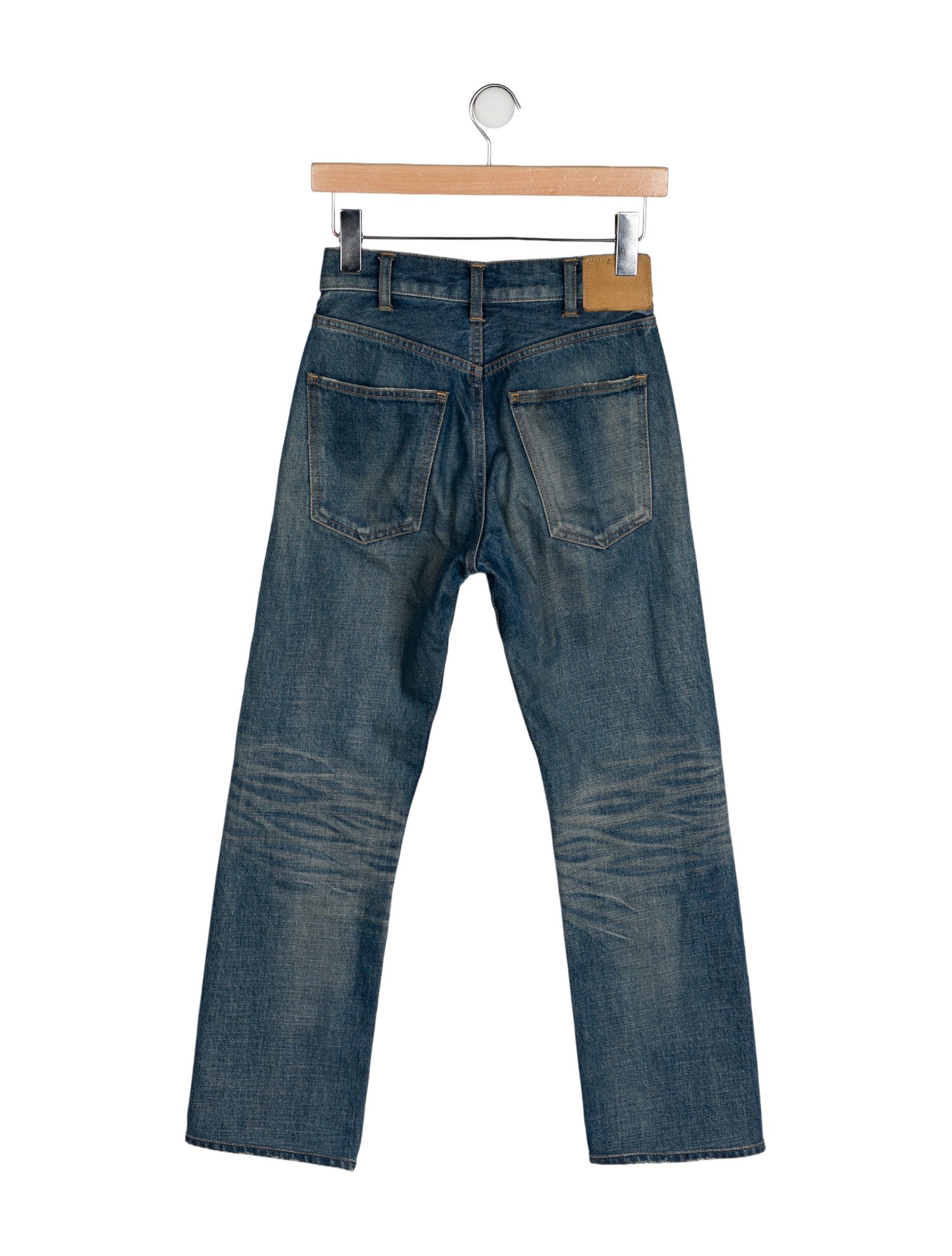 Celine Mid-Rise Straight Leg Jeans