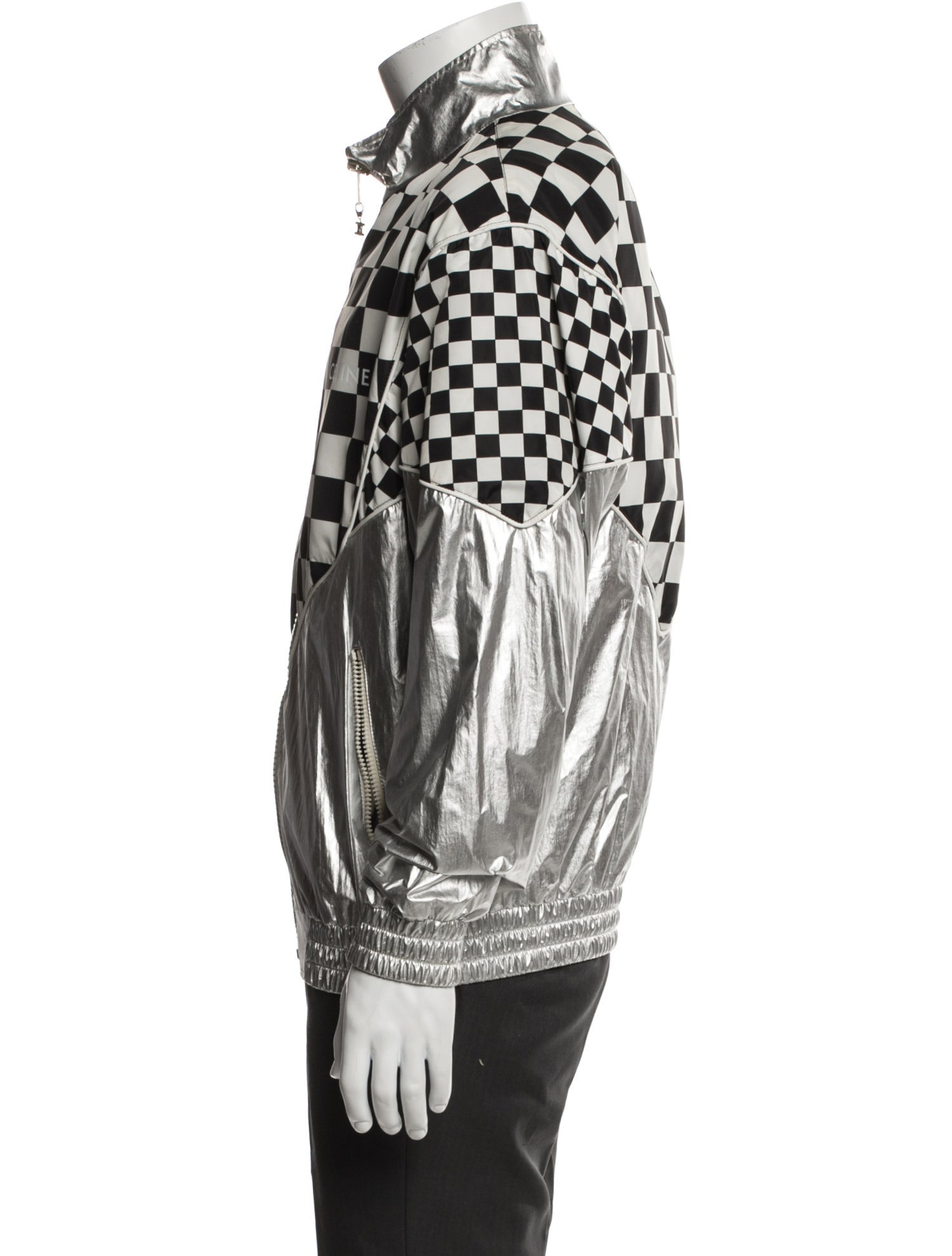 Celine Plaid Print Jacket