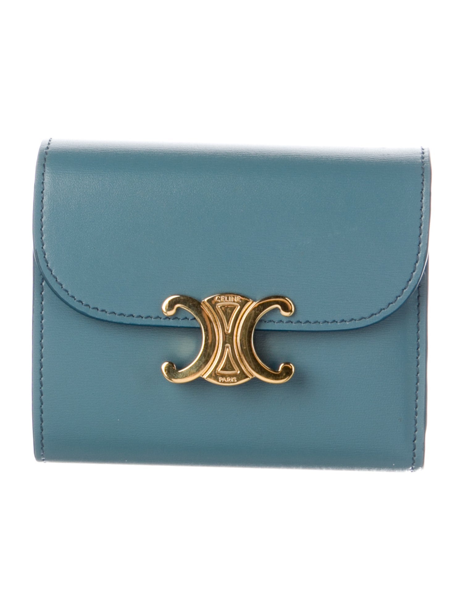 Celine 2022 Small Flap Compact Wallet