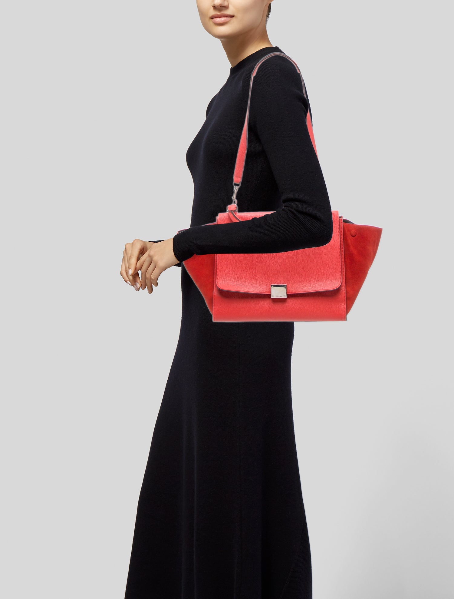Celine Leather Trapeze Medium