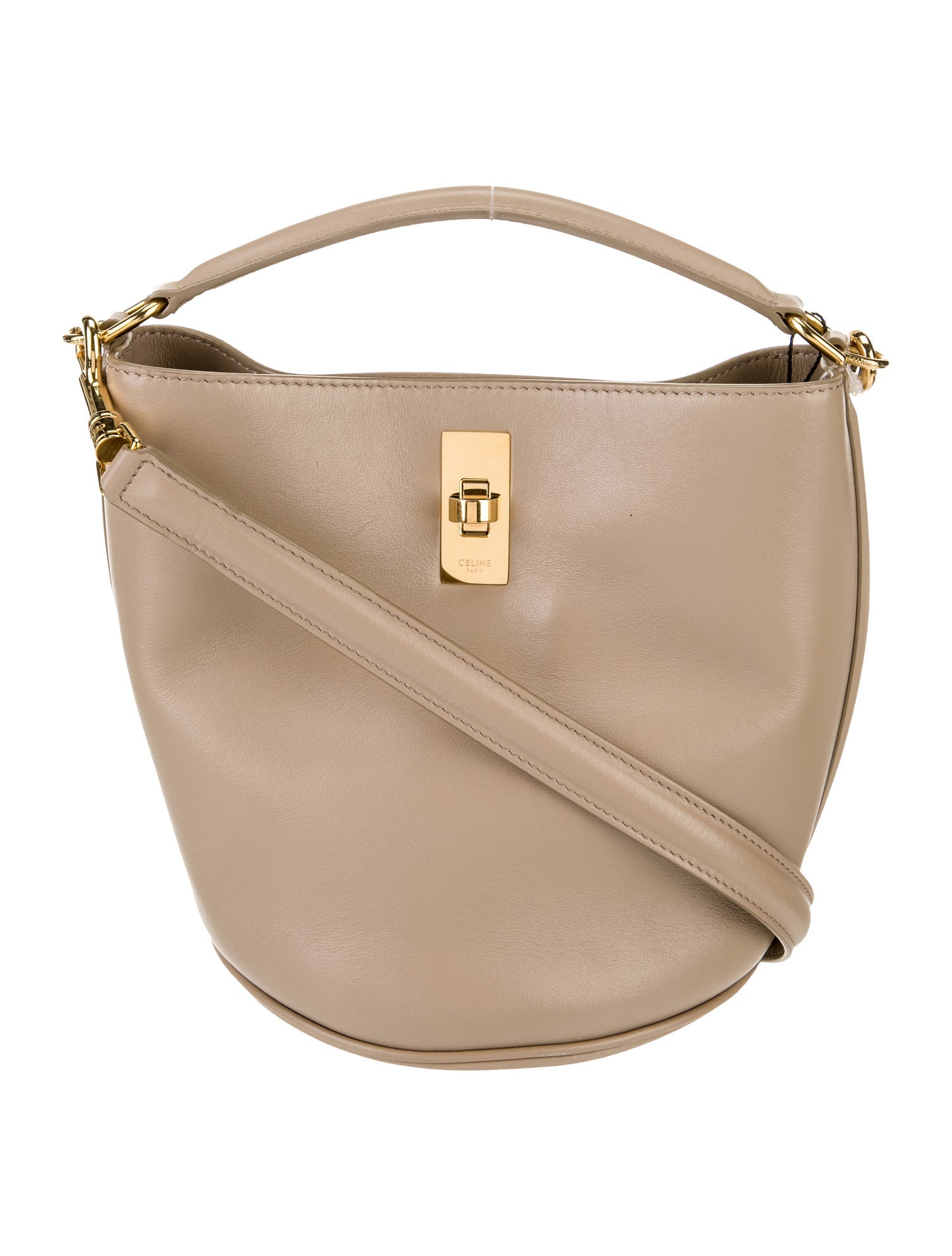 Celine Leather Bucket Bag