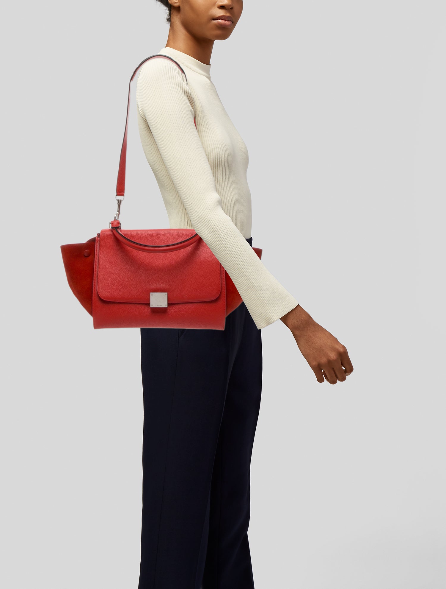 Celine Leather Trapeze Medium