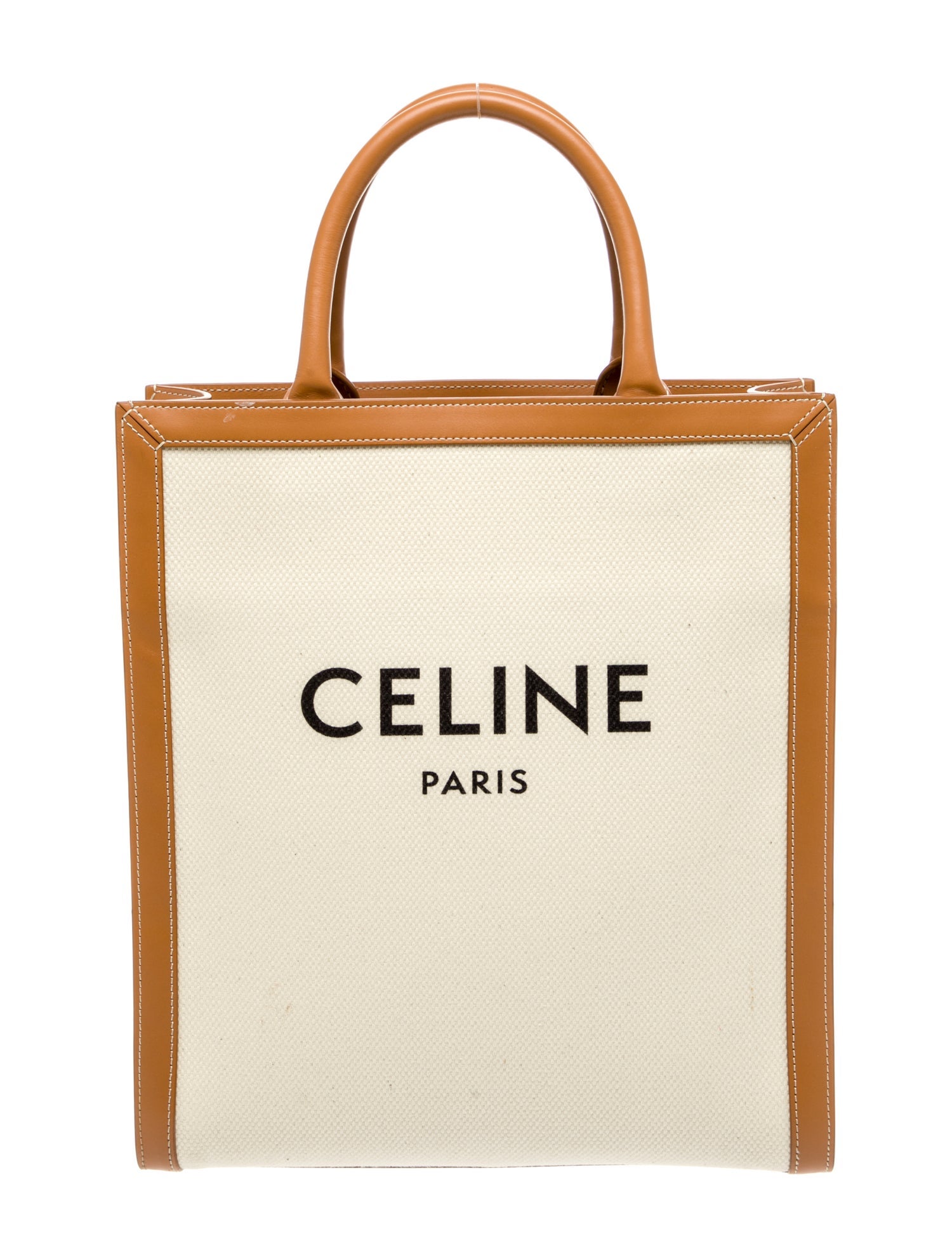 Celine Canvas Vertical Cabas Large