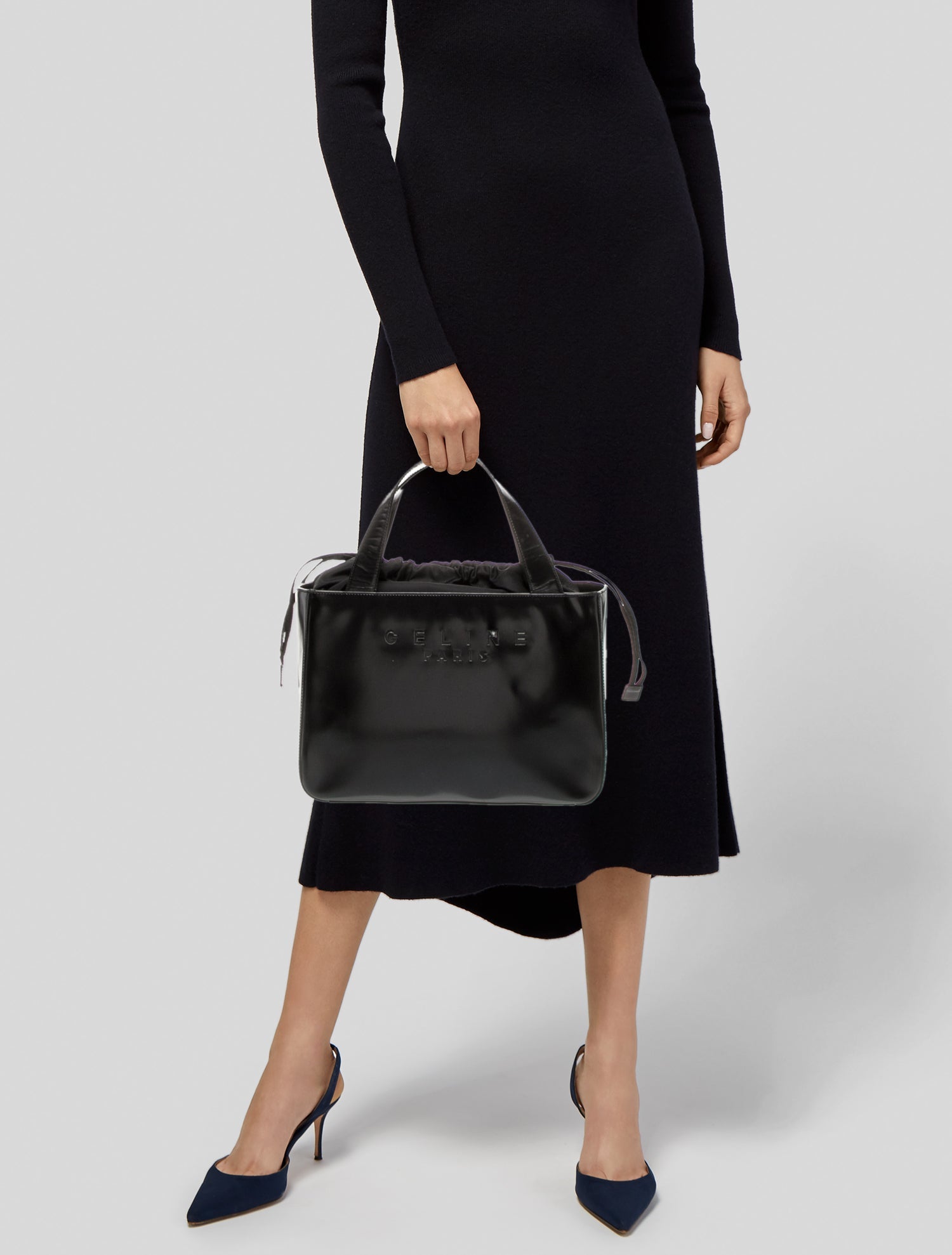 Celine Patent Leather Tote Vintage