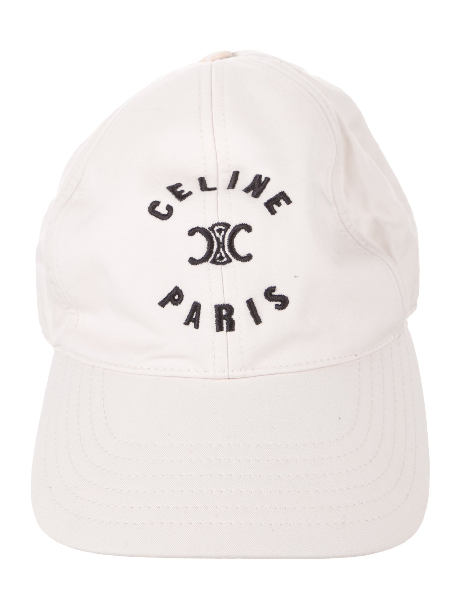 Celine Logo Embroidered Baseball Cap