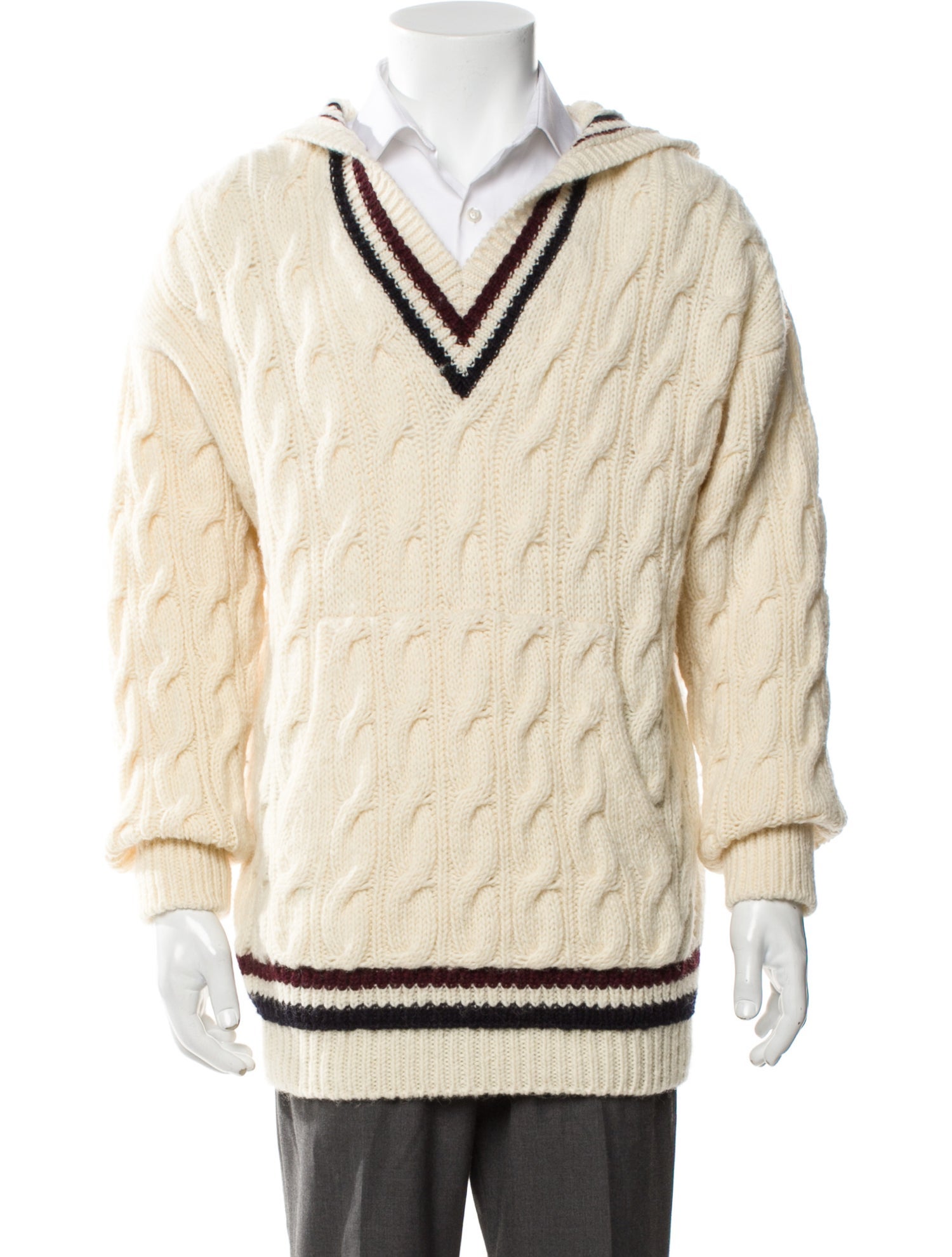 Celine Wool Striped Pullover