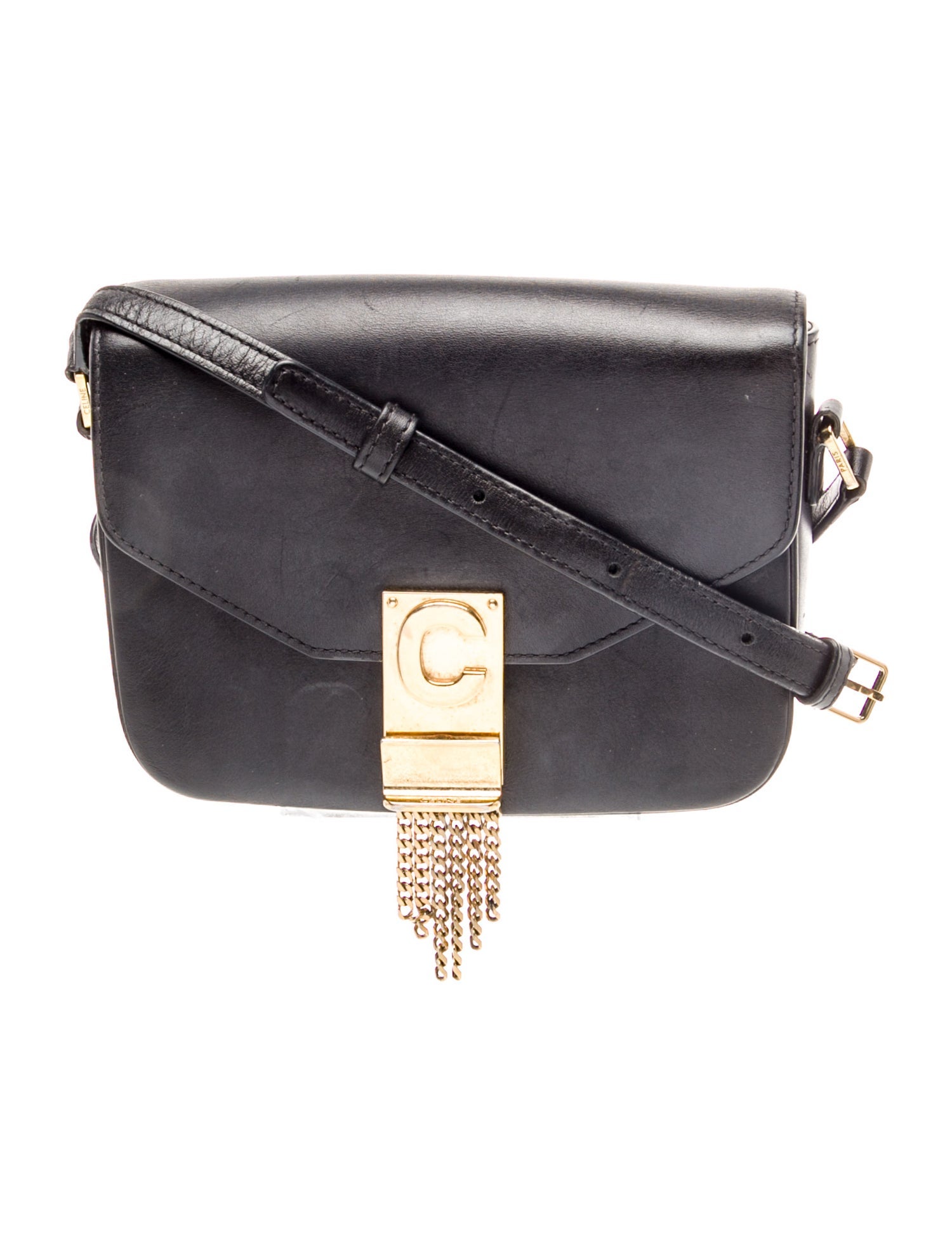 Celine Leather C Bag Small