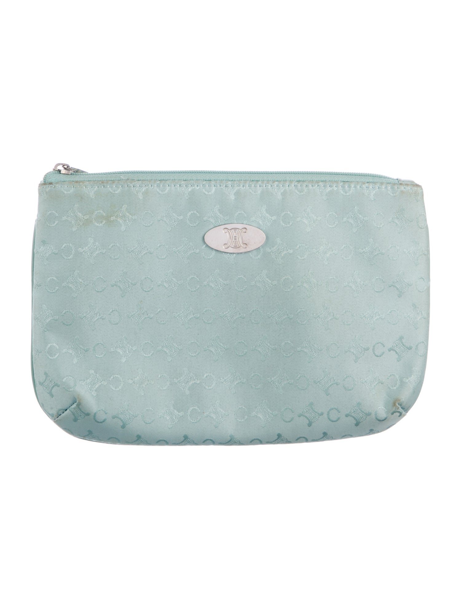 Celine Canvas Cosmetic Bag