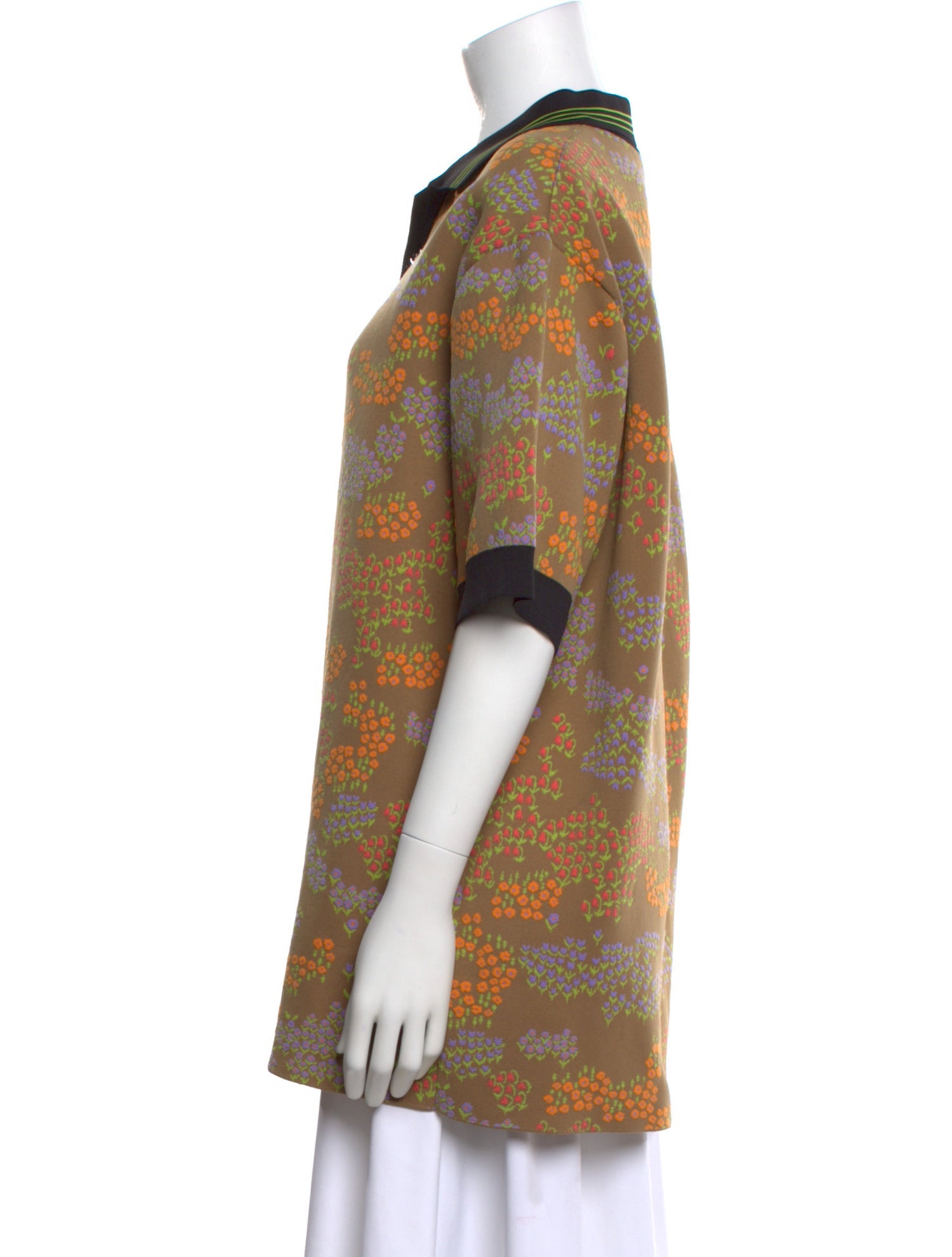 Celine 2018 Floral Print Polo