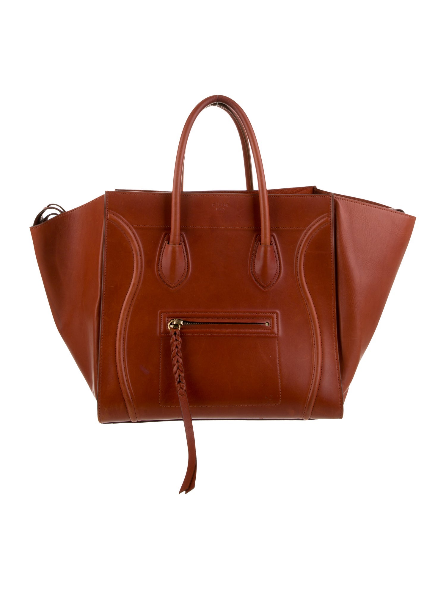 Celine Leather Luggage Phantom Medium