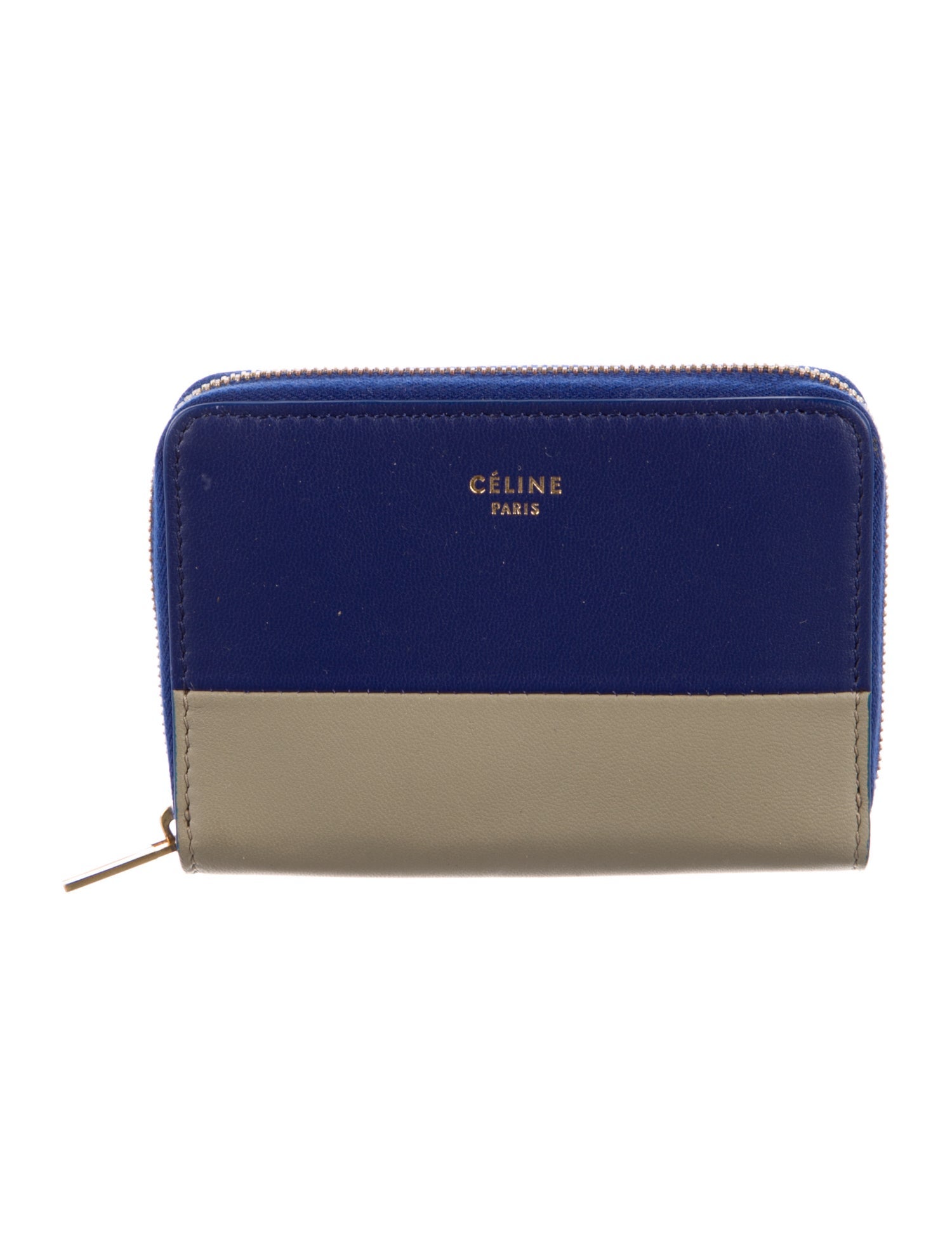 Celine Leather Compact Wallet