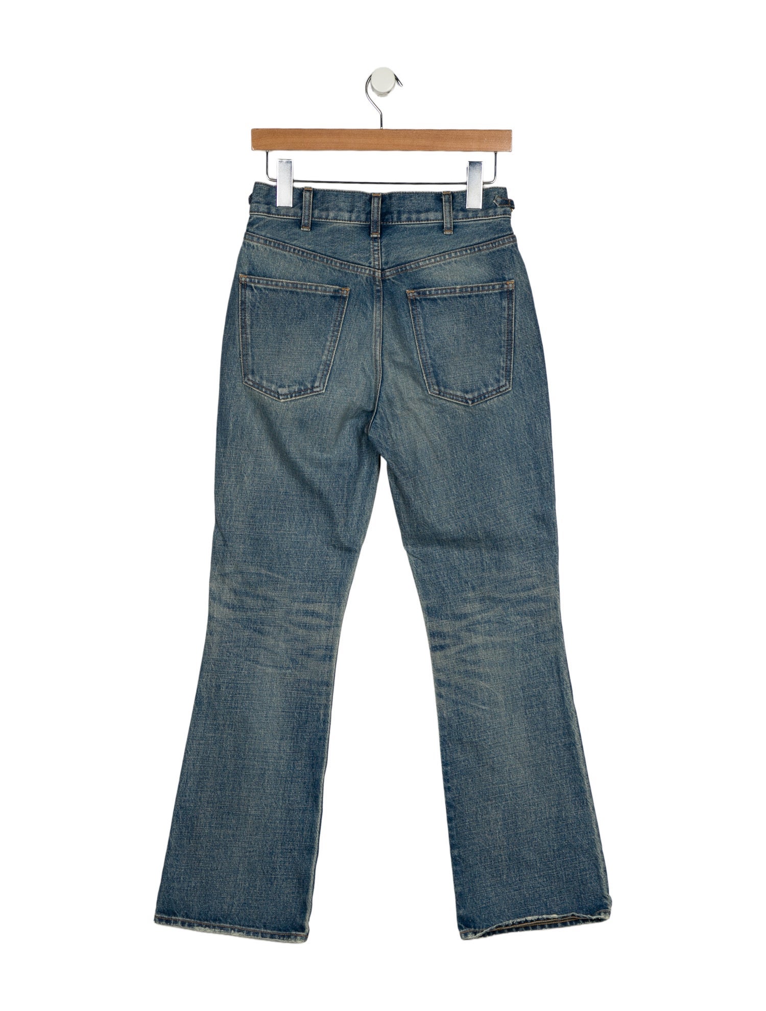 Celine Mid-Rise Straight Leg Jeans