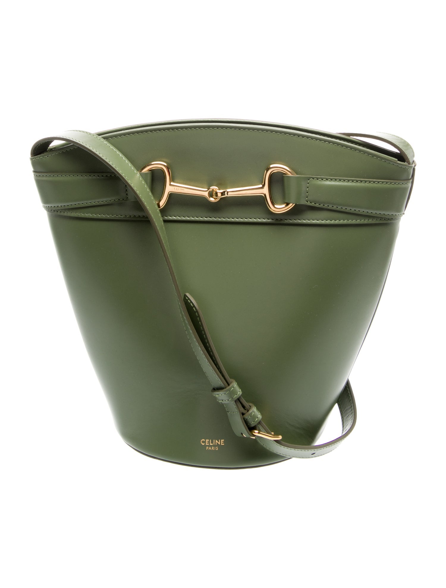 Celine Horsebit Crecy Bucket