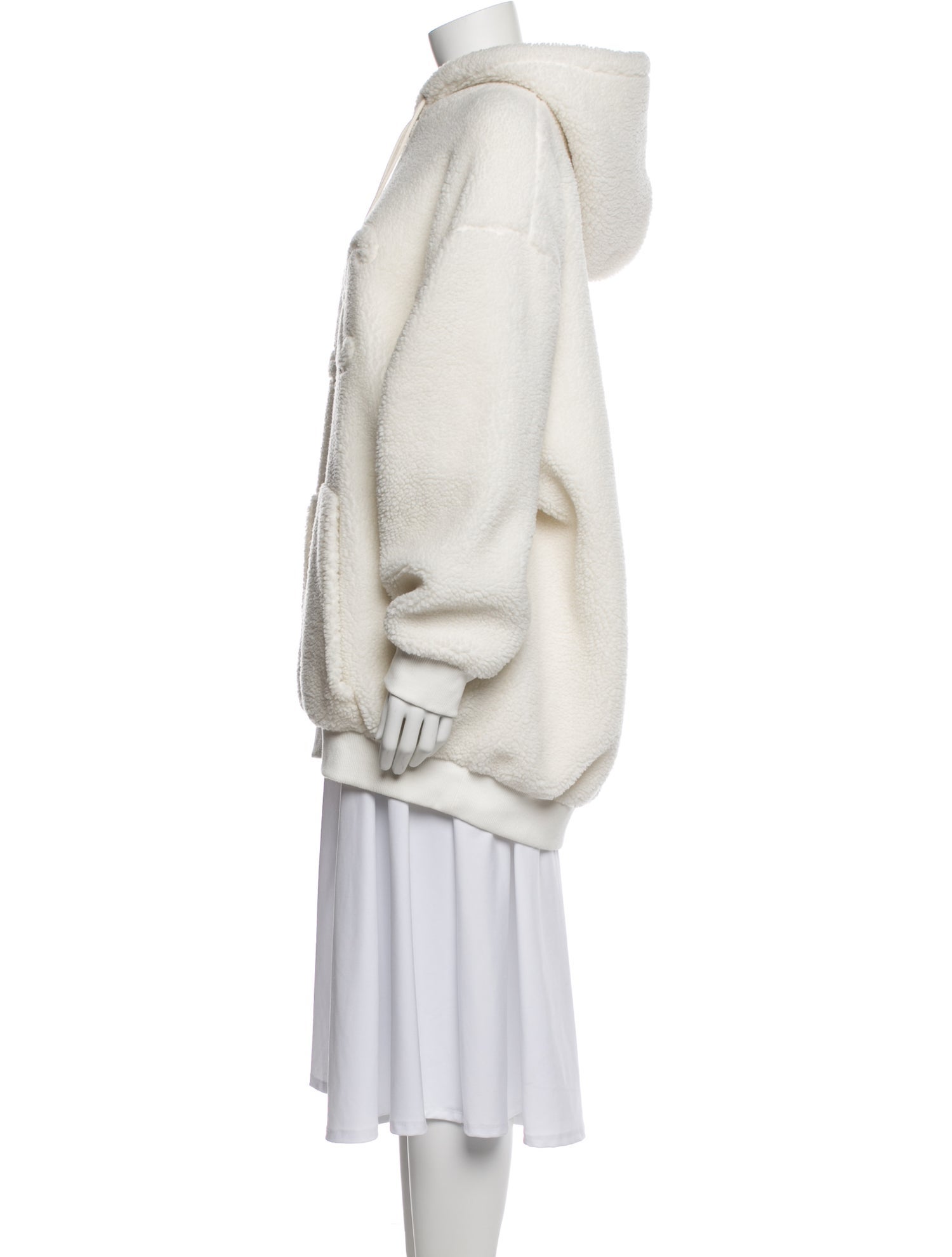 Celine Triomphe Oversized Fleece Crew Neck Sweatshirt