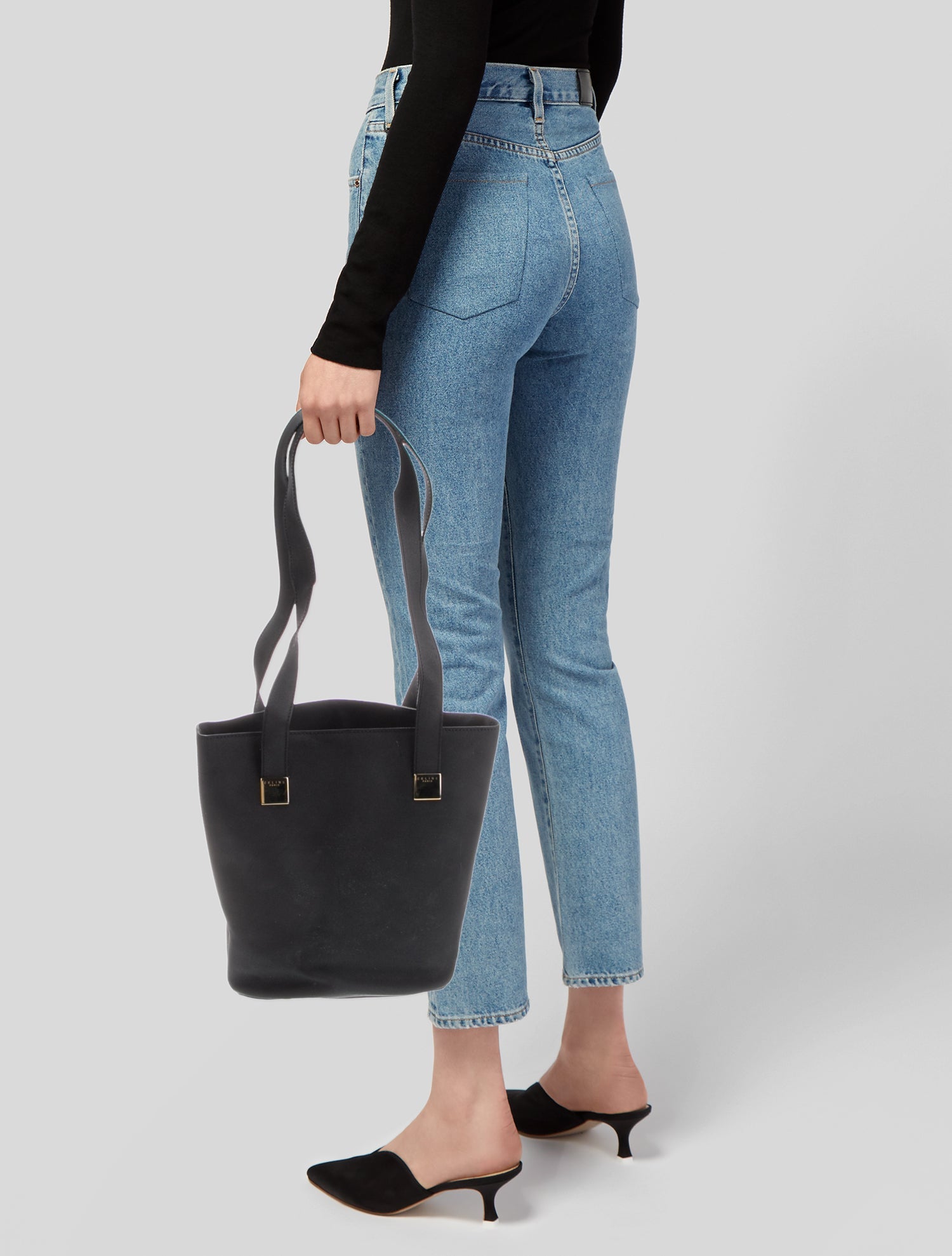 Celine Leather Seau Sangle Vintage