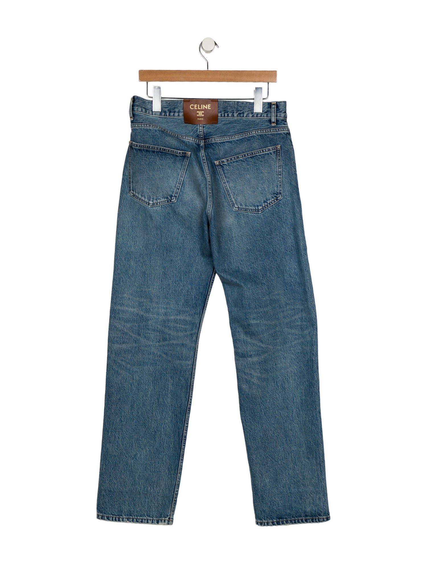 Celine Boyfriend 001 Vivienne Glass Wide Leg Jeans