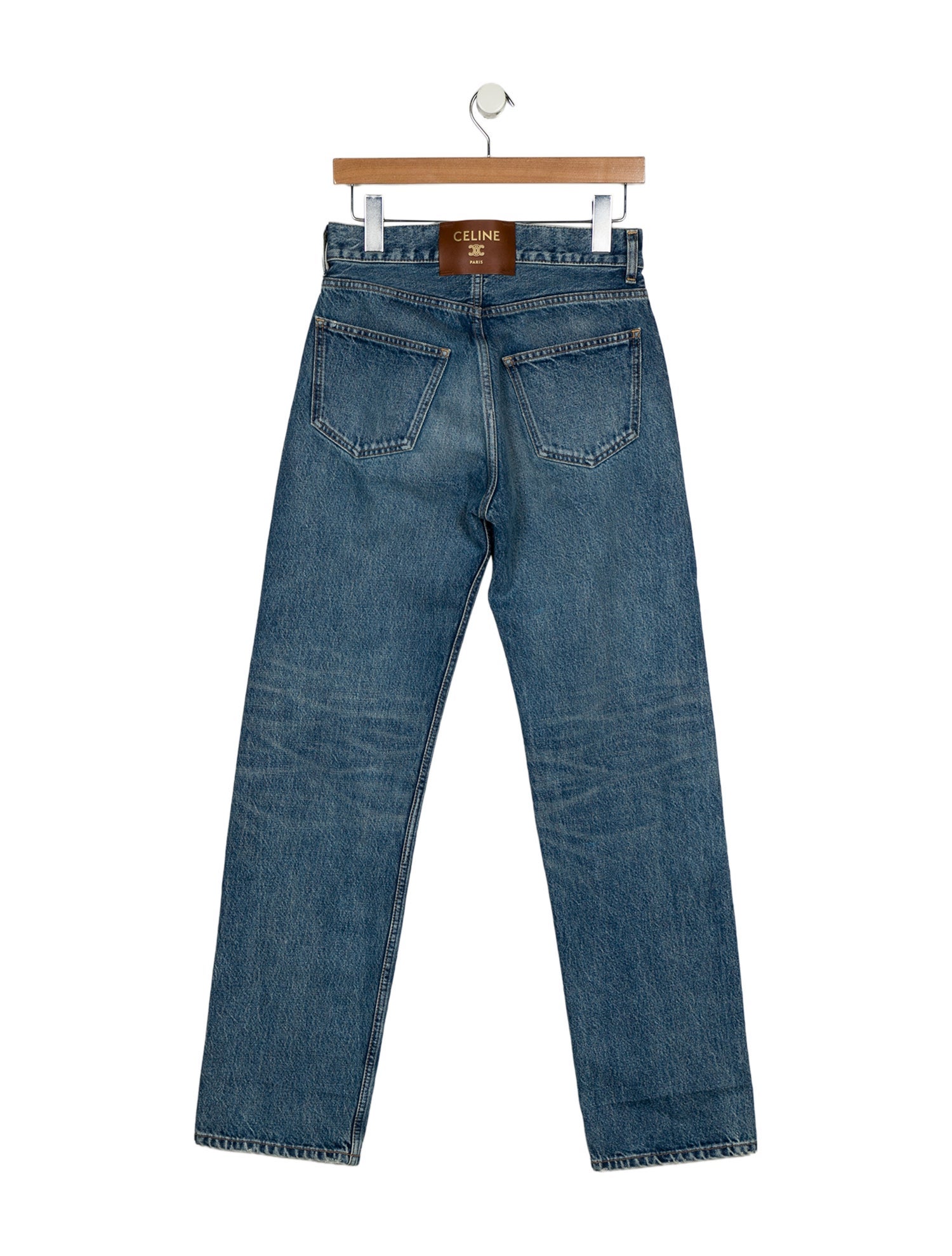 Celine Boyfriend 001 Vivienne Glass Straight Leg Jeans