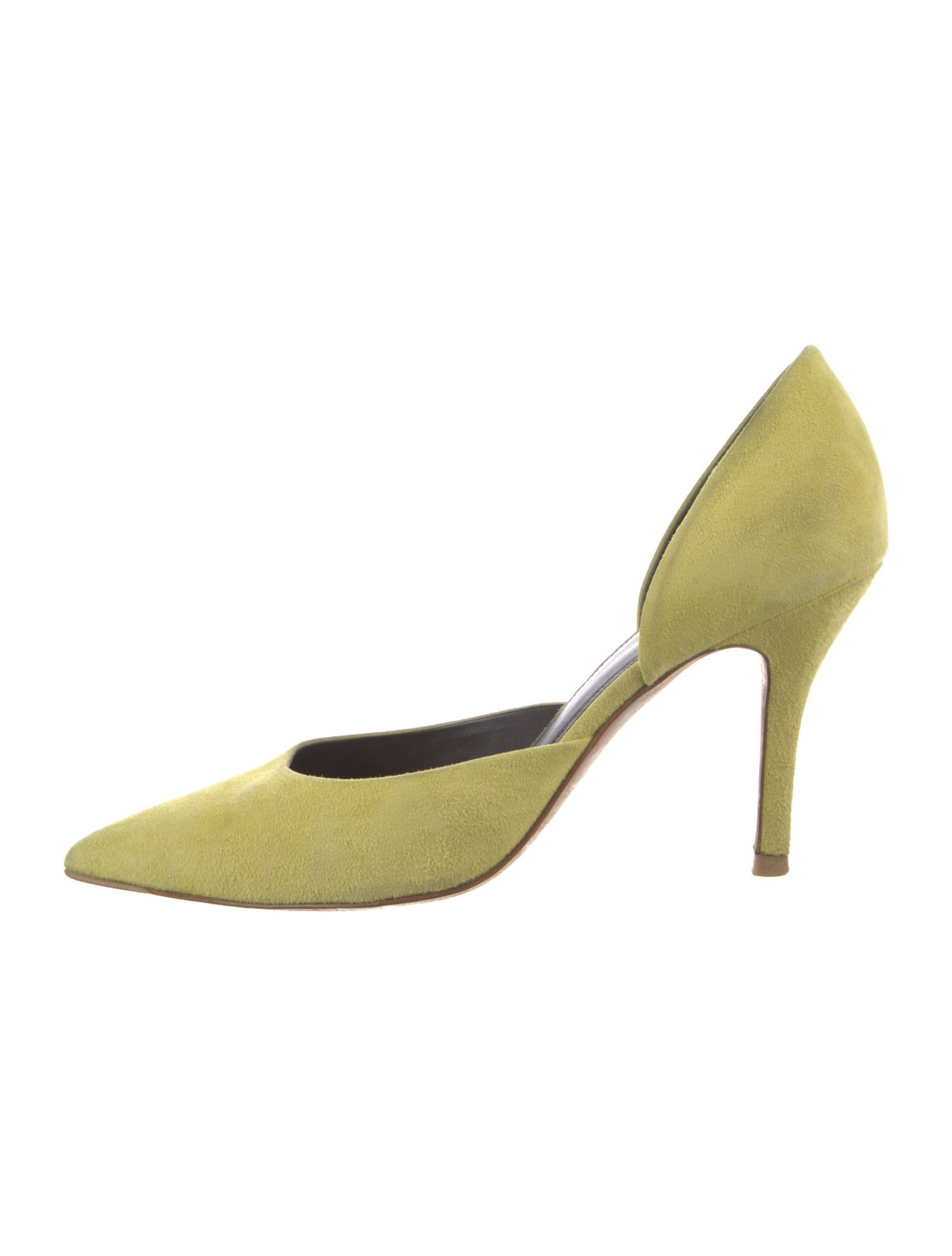 Celine Suede D'Orsay Pumps