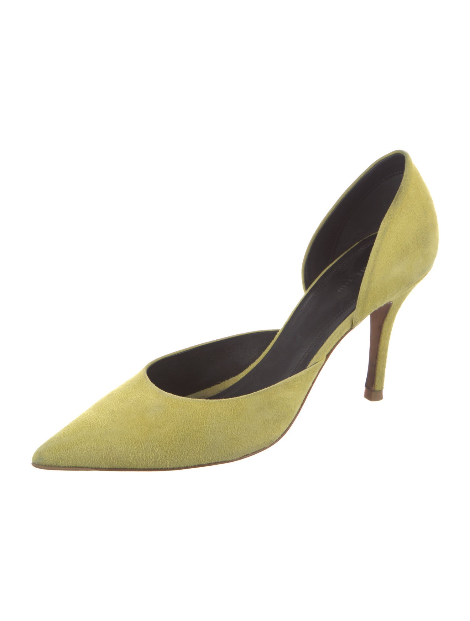 Celine Suede D'Orsay Pumps