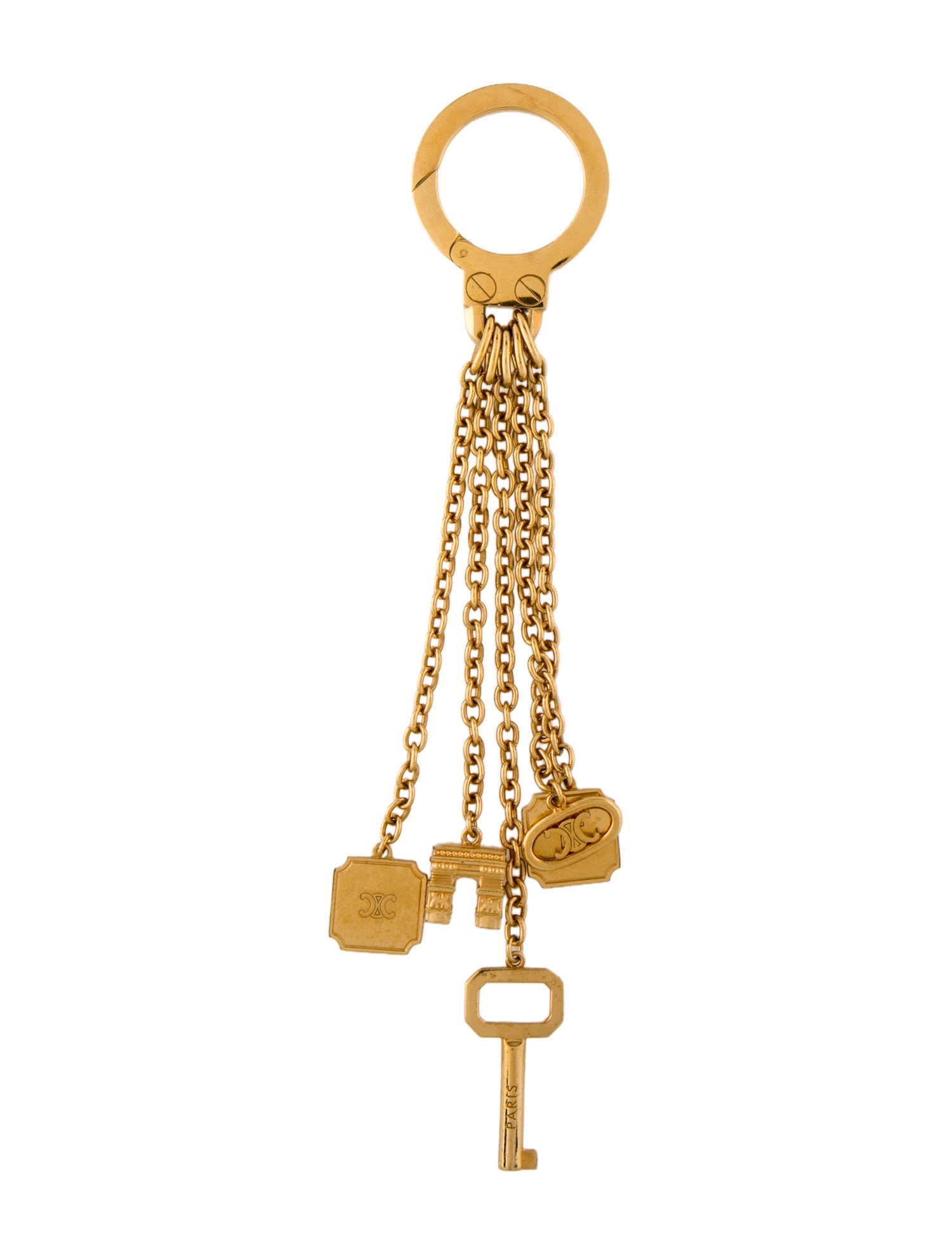 Celine Metal Keychain