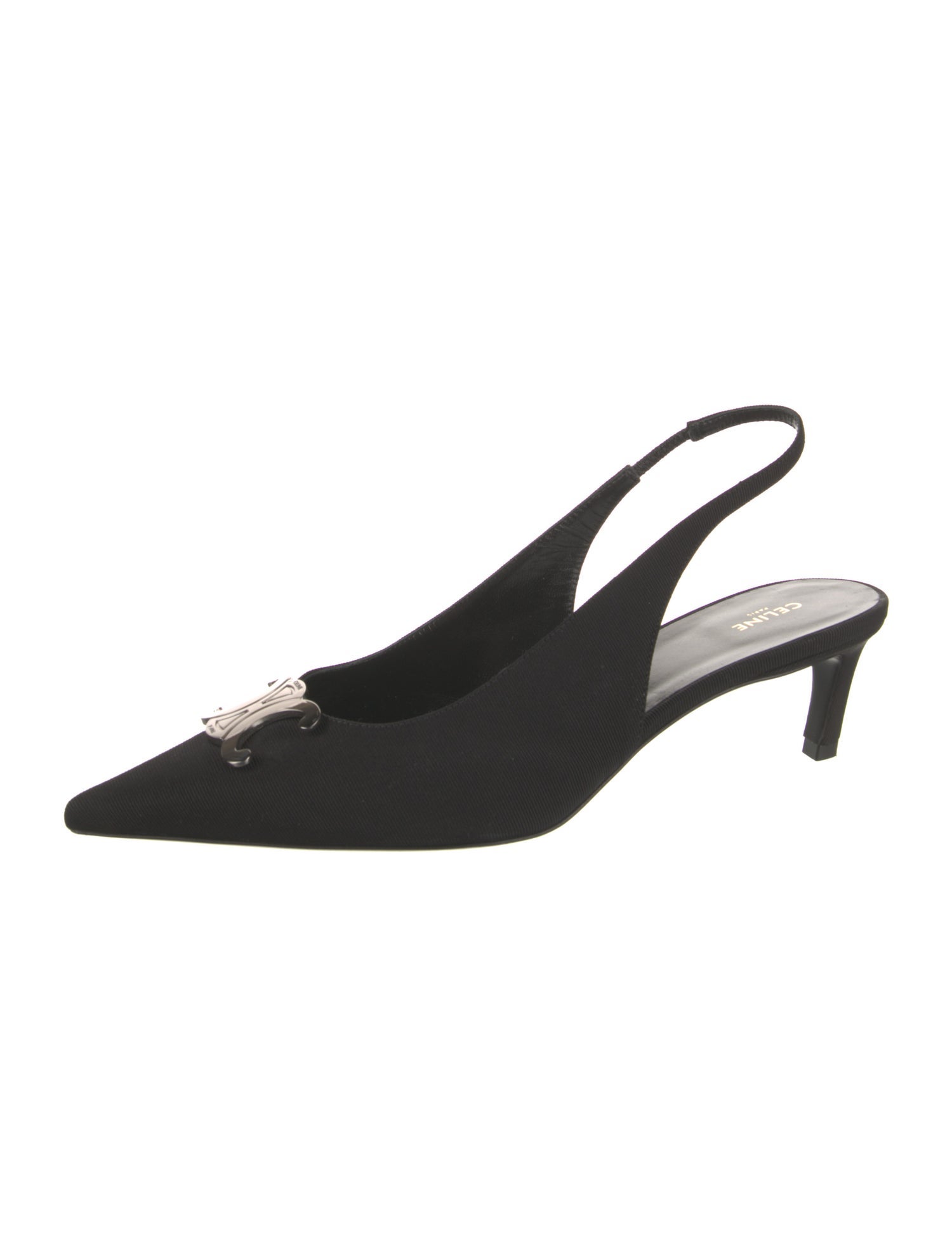 Celine Triomphe Slingback Pumps