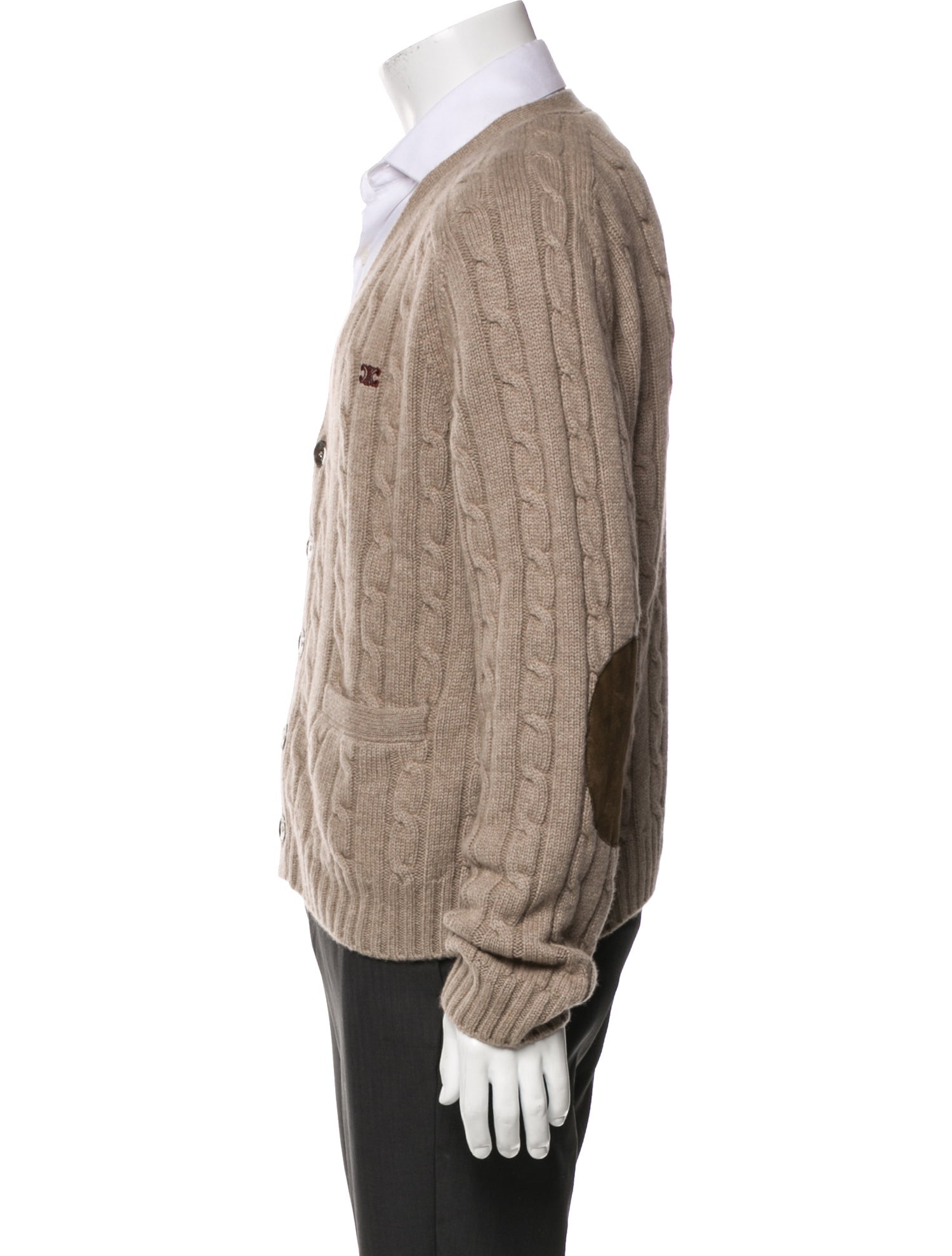 Celine Cashmere V-Neck Cardigan