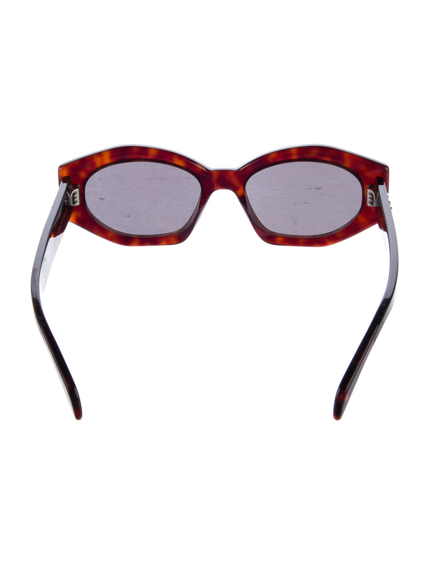 Celine Interlocking CC Logo Oversize Sunglasses