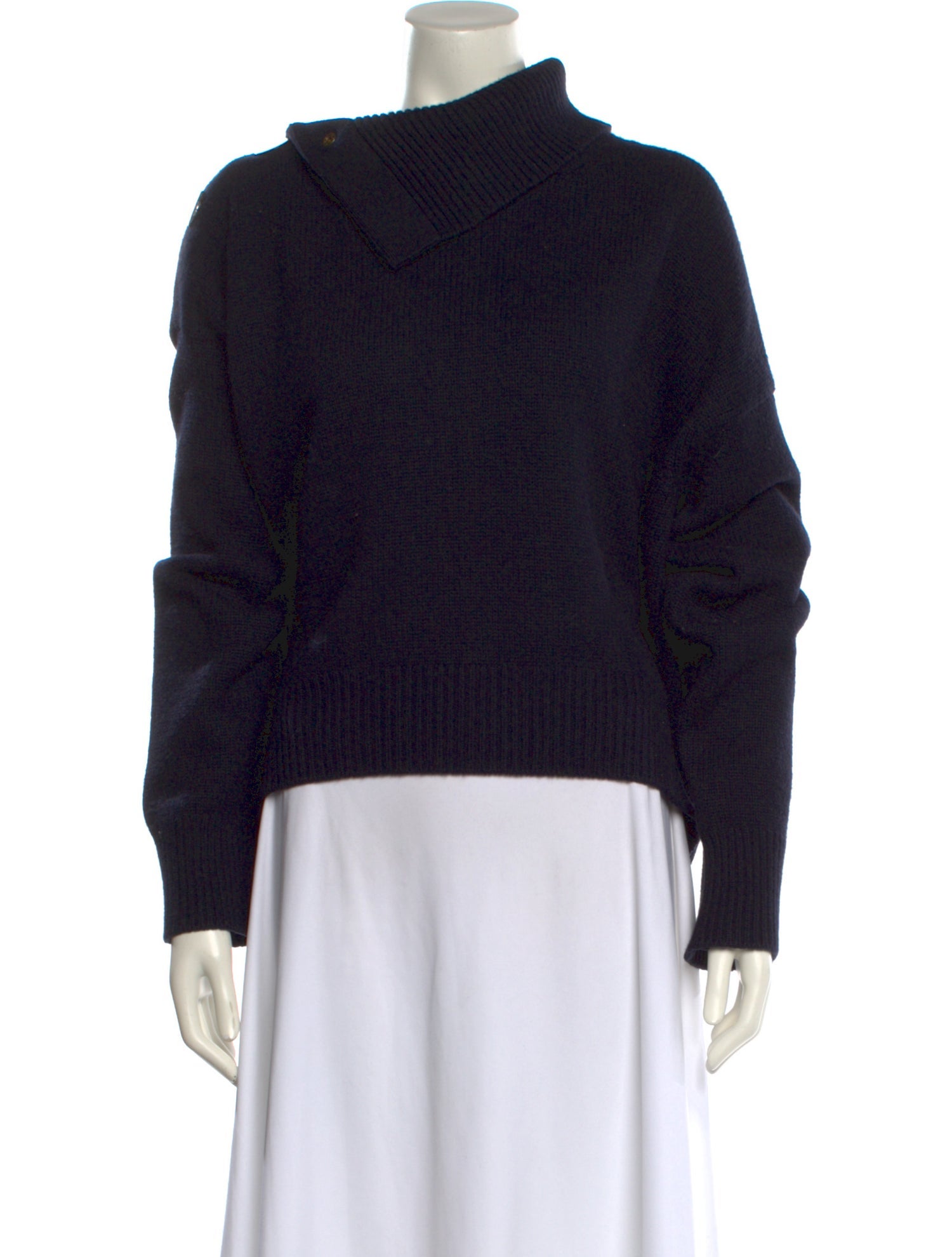 Celine Cashmere Mock Neck Sweater