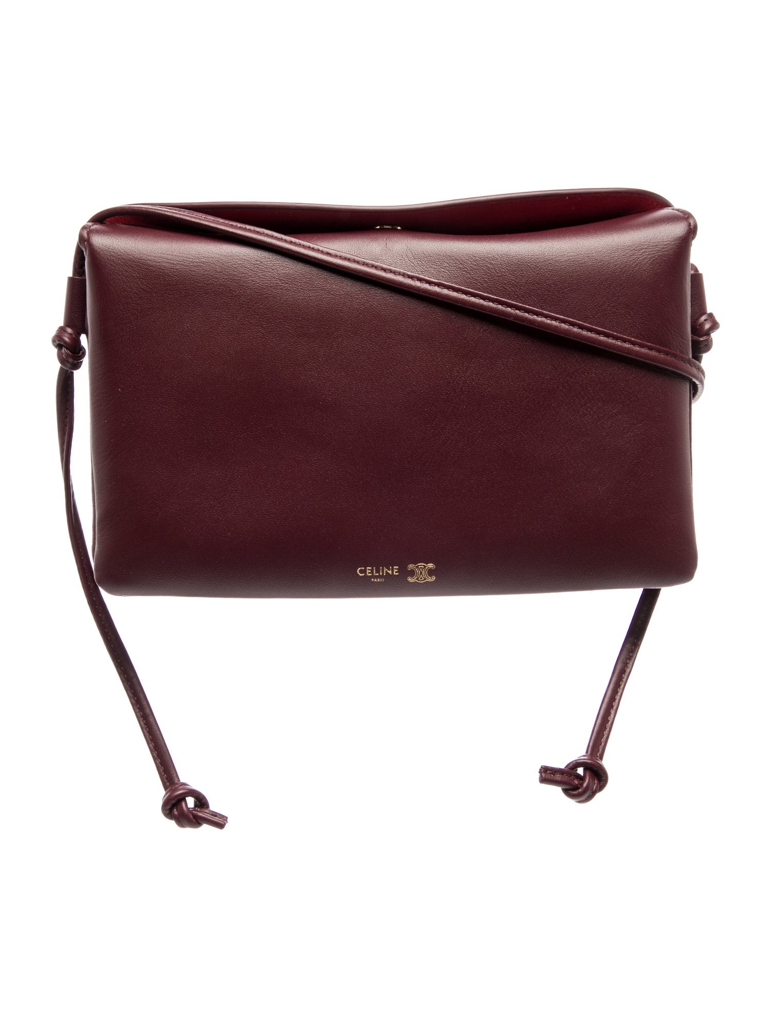 Celine Leather trio flap 2026