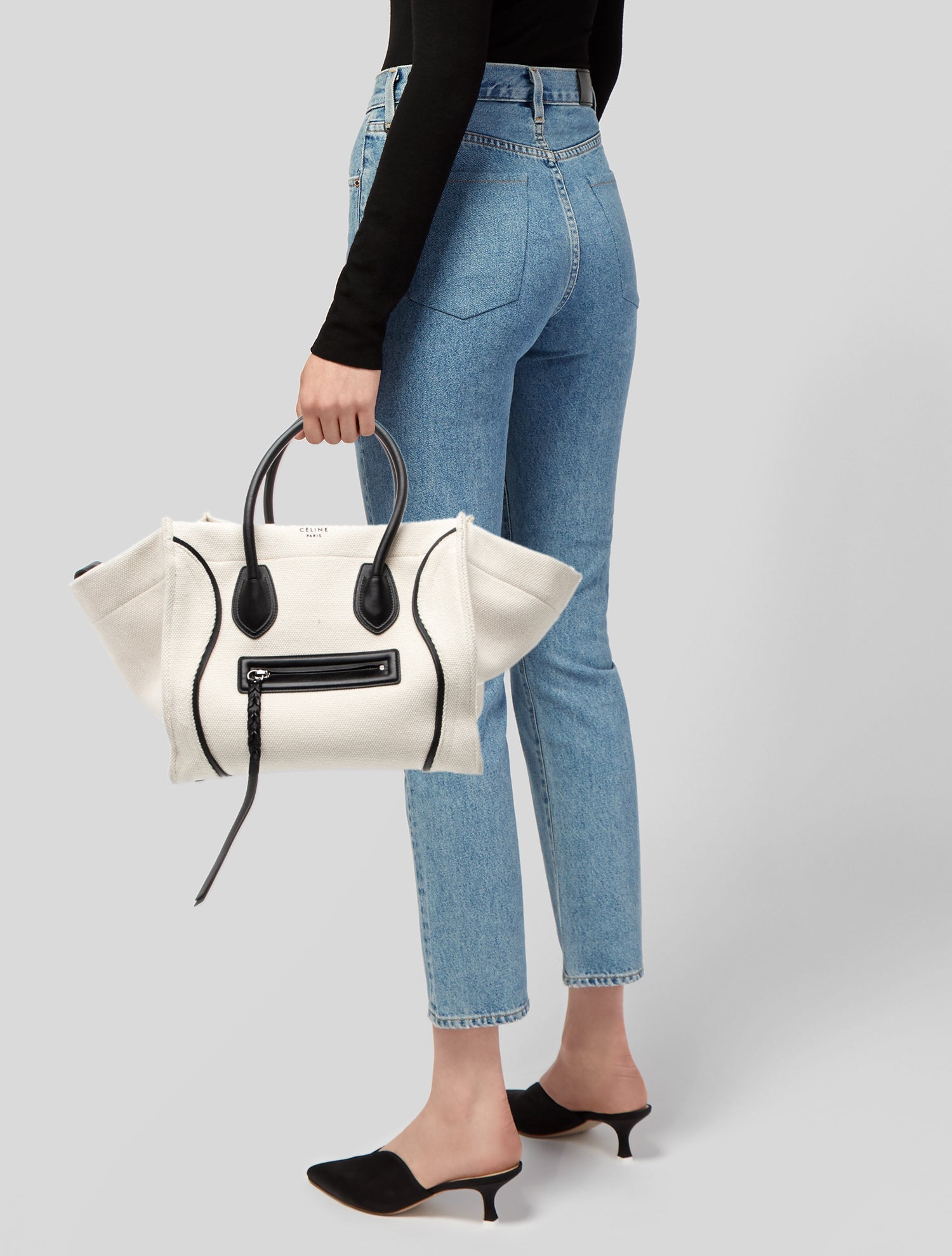 Celine Canvas Luggage Phantom Medium