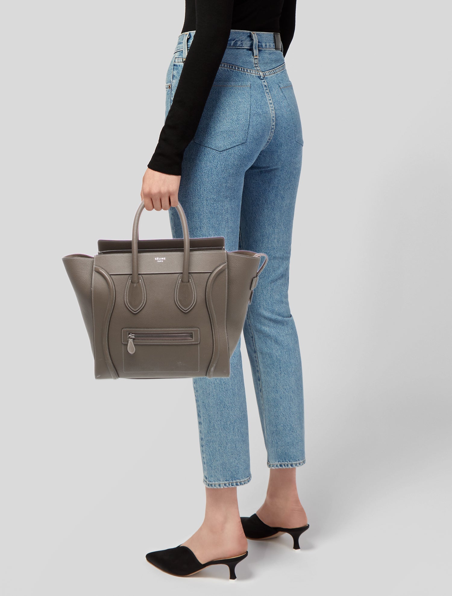 Celine Leather Luggage Mini