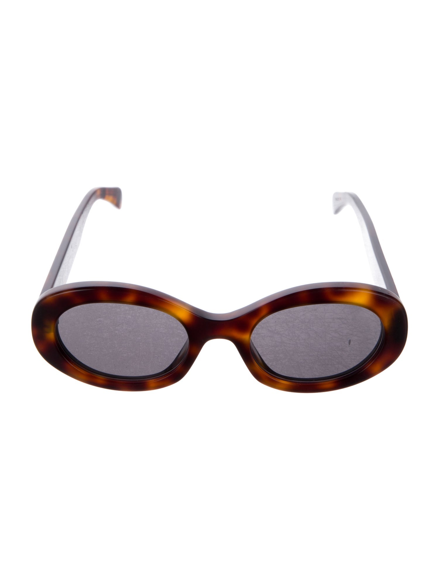 Celine Signature Logo Round Sunglasses