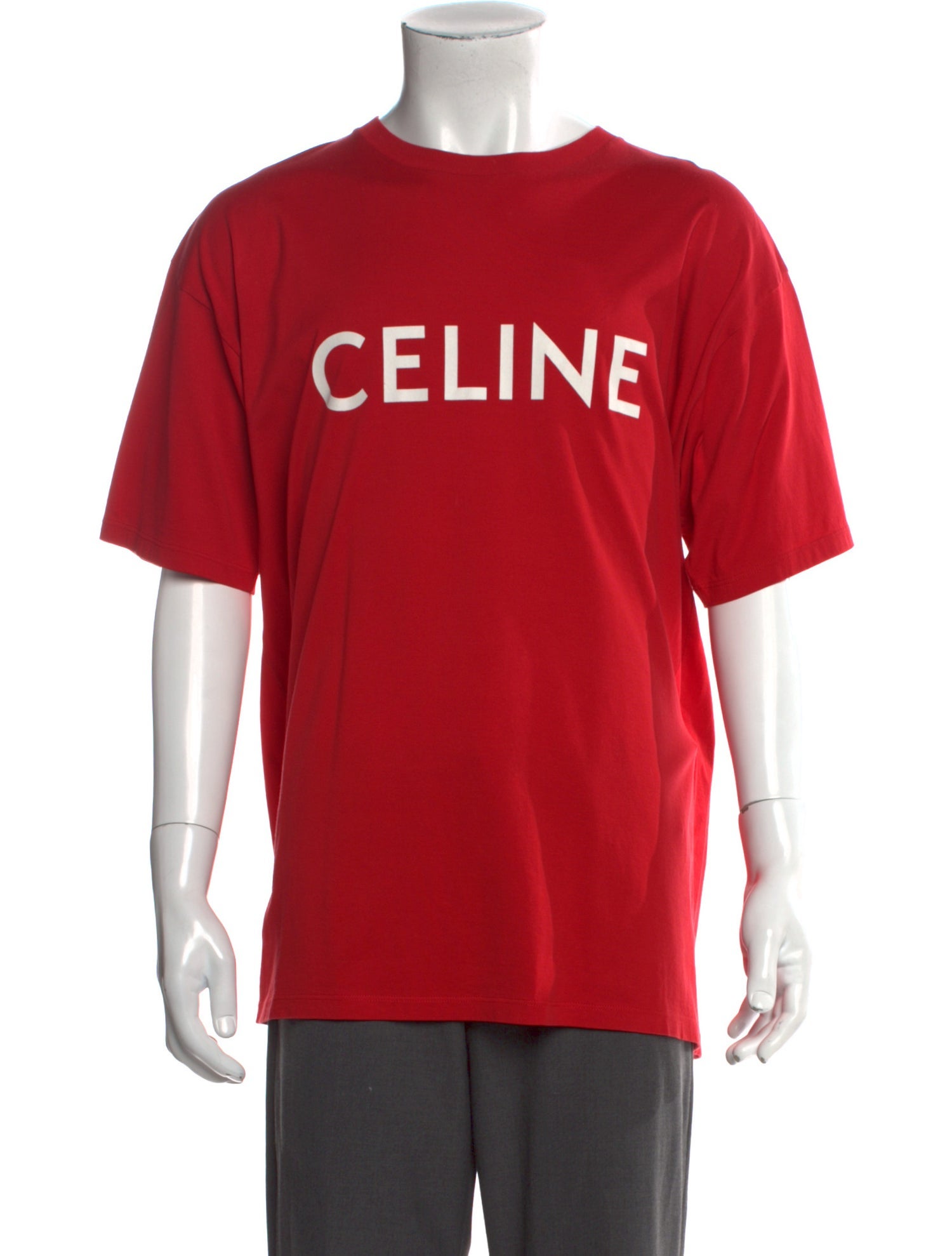 Celine Graphic Print Crew Neck T-Shirt