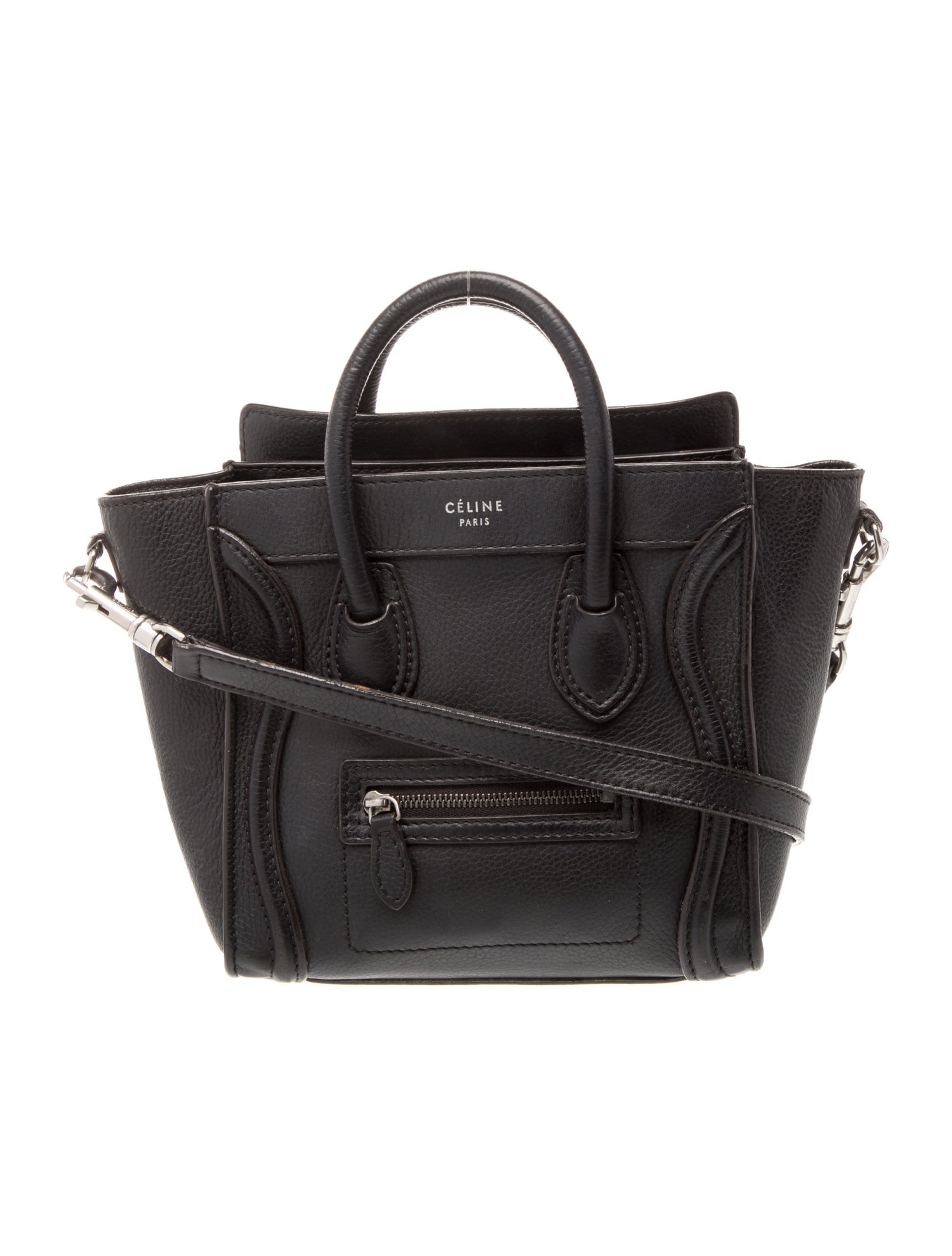 Celine Leather Luggage Nano