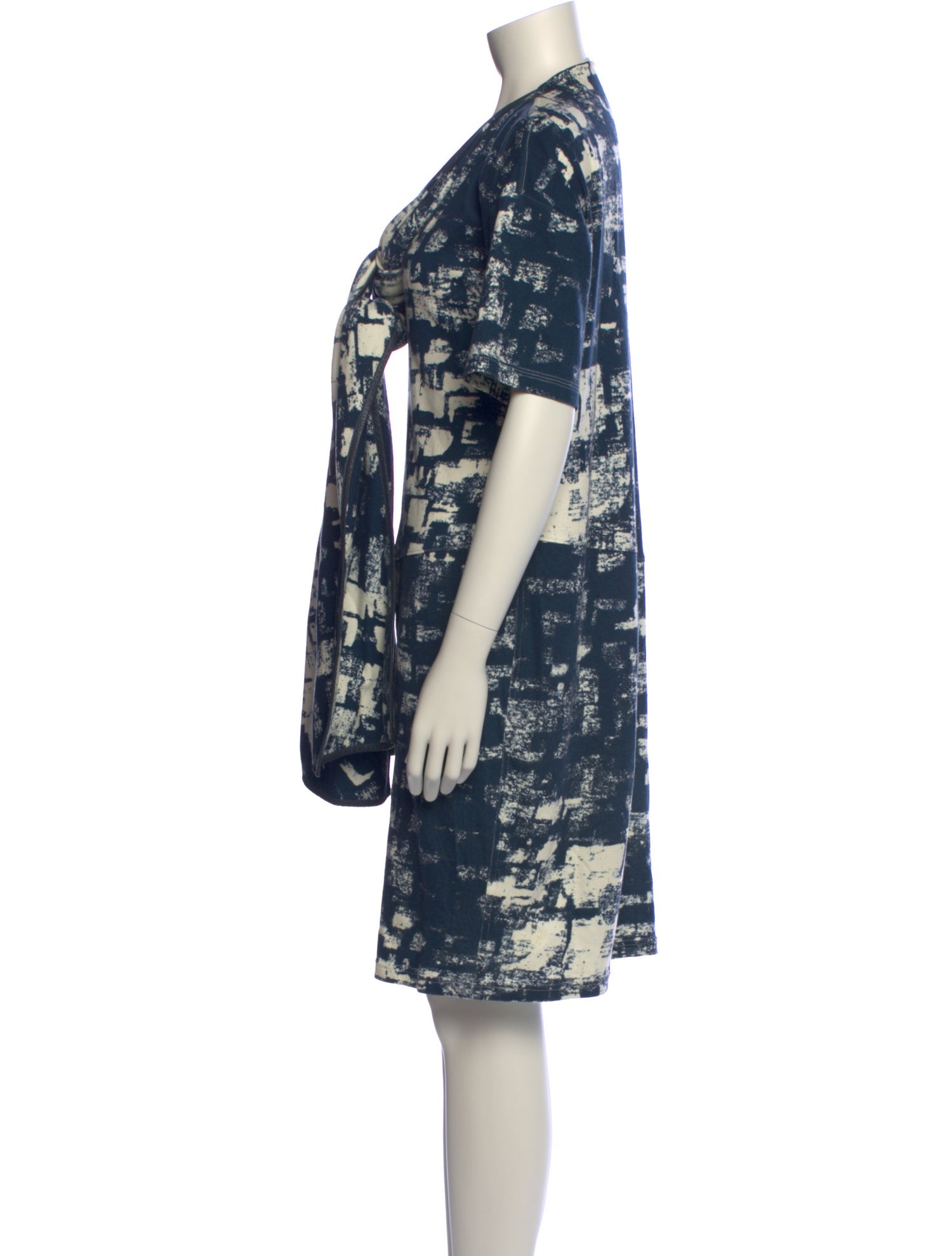 Celine Printed Knee-Length Dress