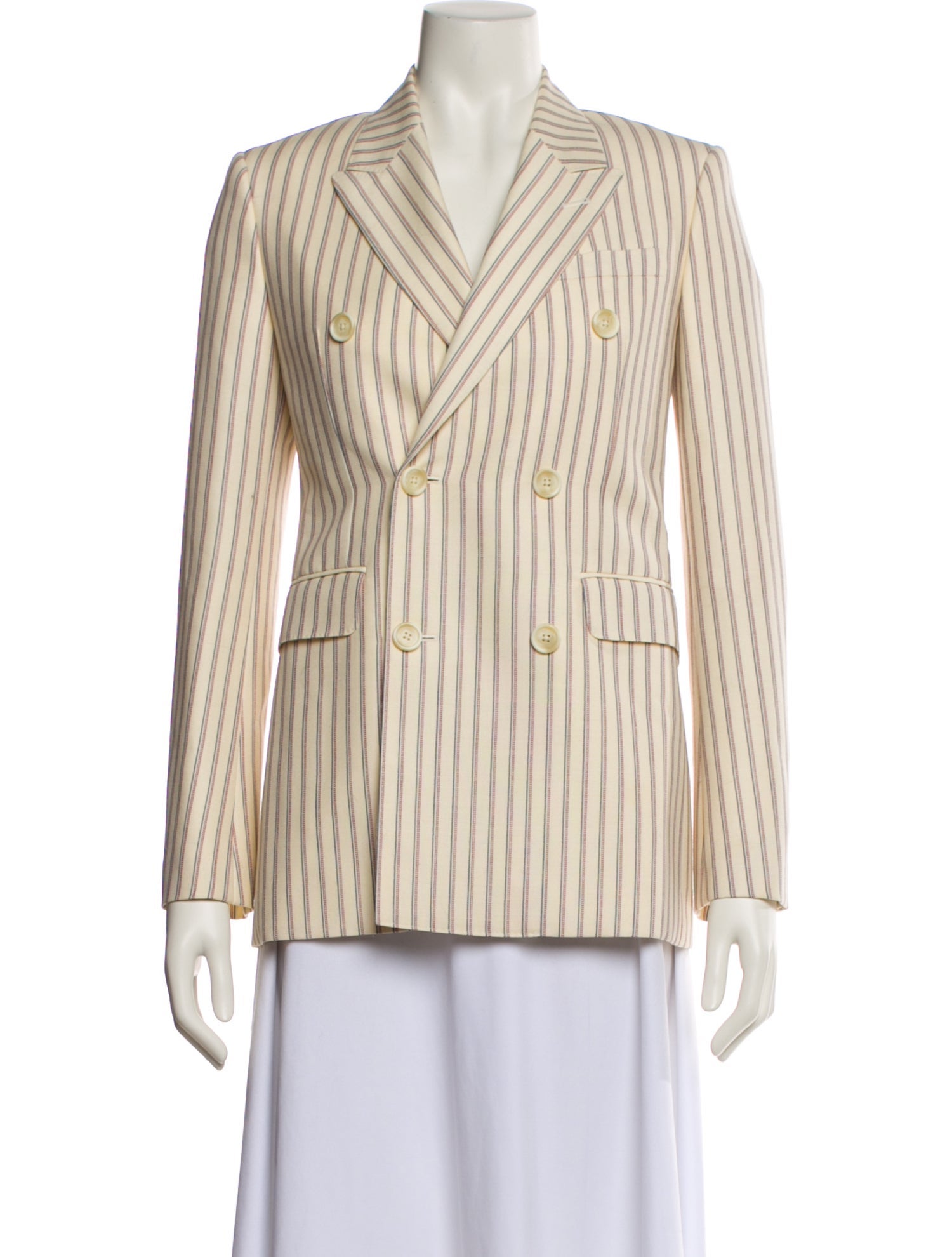 Celine Wool Striped Blazer