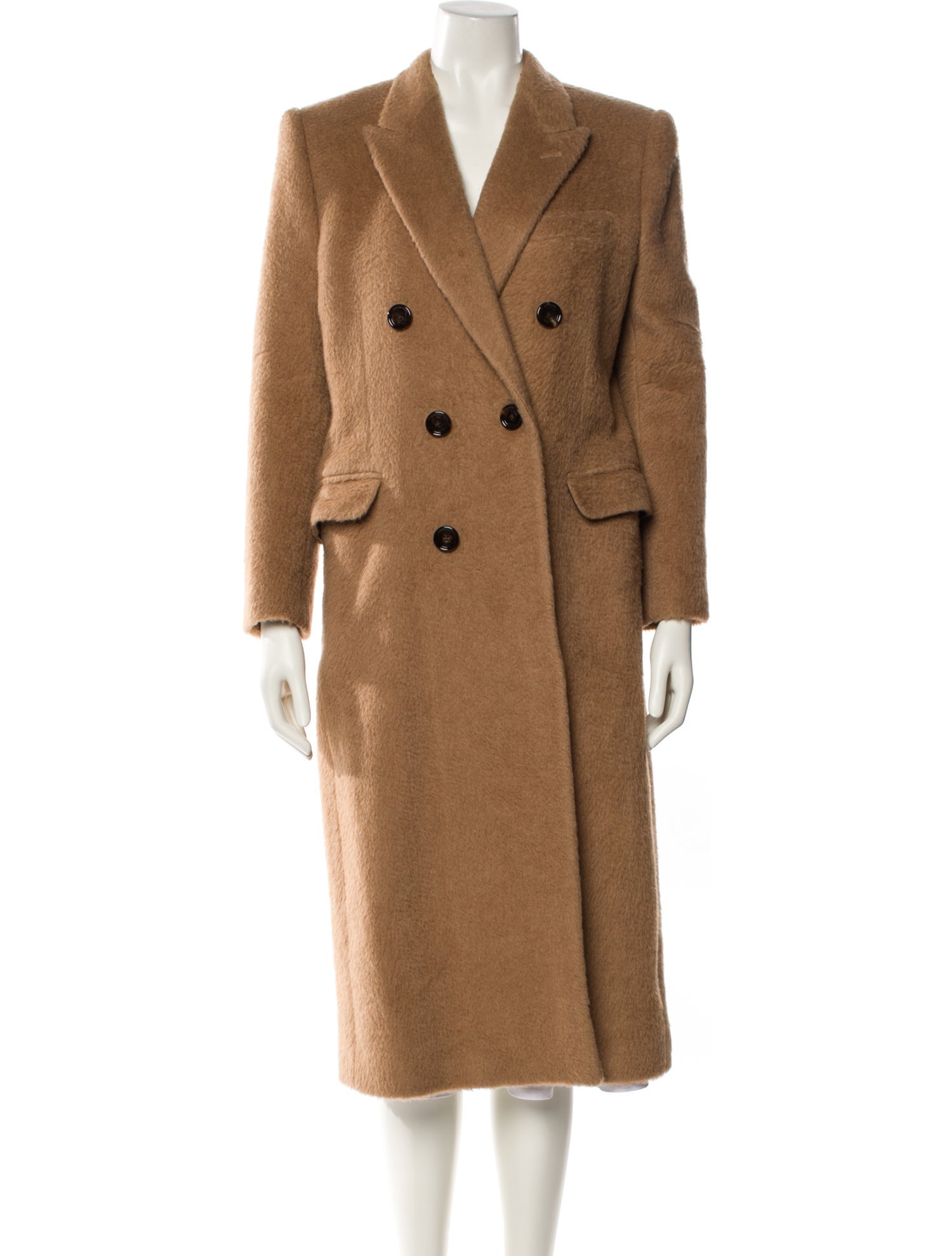 Celine Camel Hair Peacoat