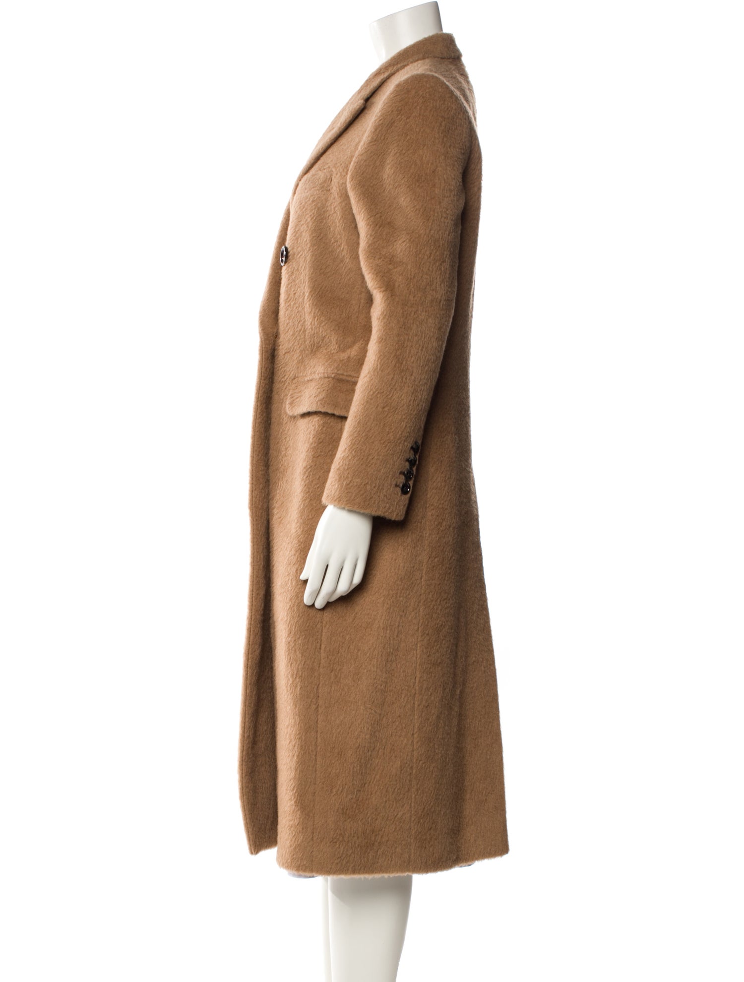 Celine Camel Hair Peacoat