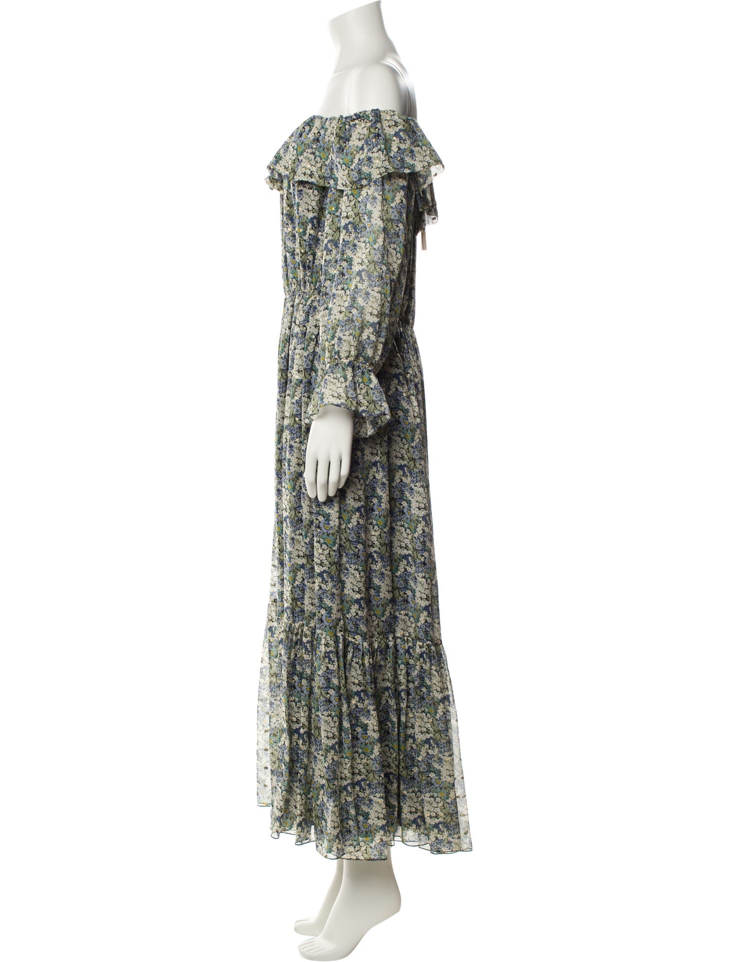 Celine Silk Long Dress