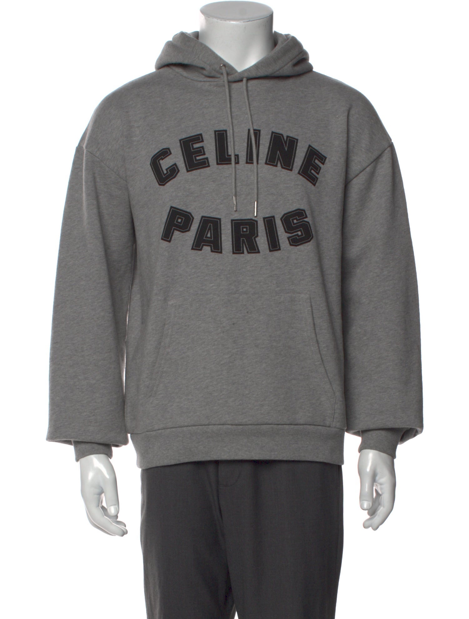 Celine Graphic Print Crew Neck Hoodie