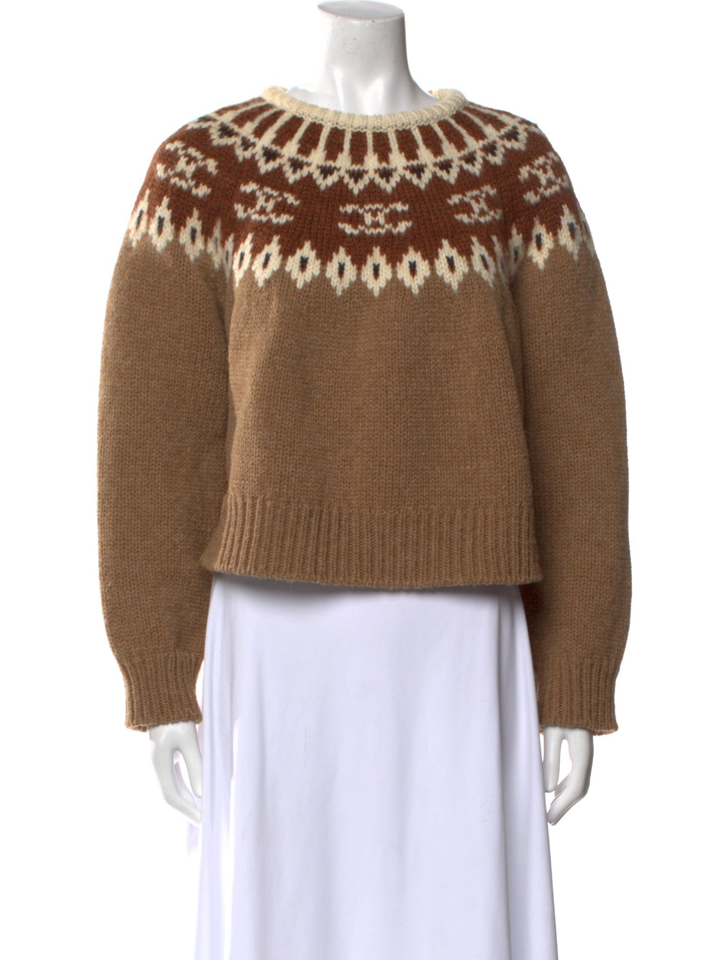 Celine Wool Printed Sweater