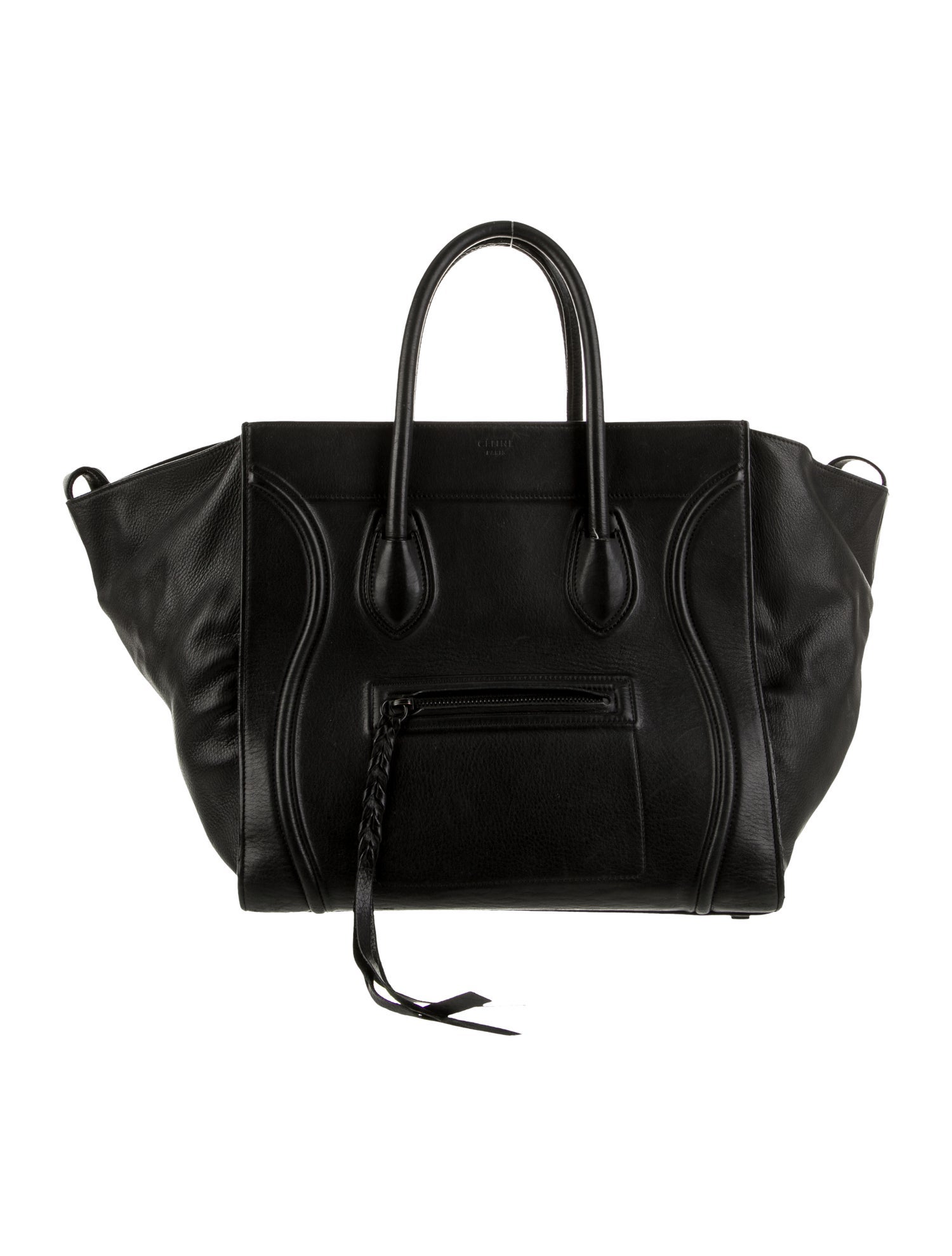 Celine Leather Luggage Phantom Medium
