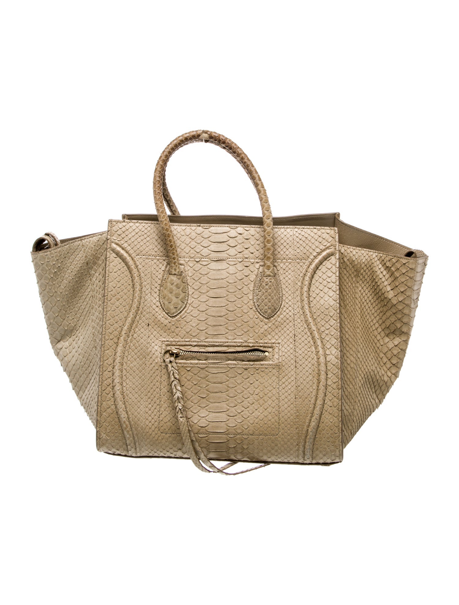 Celine Python Luggage Phantom Large