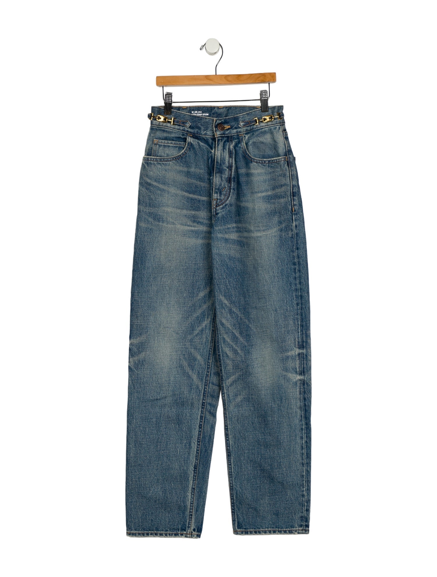 Celine Mid-Rise Straight Leg Jeans